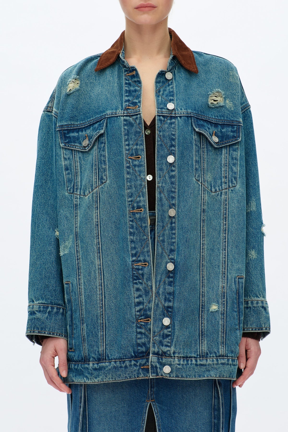 Loose Fitting Jean Jacket