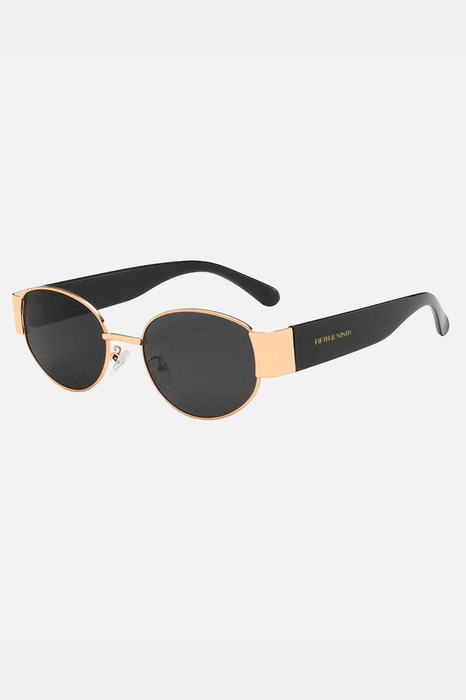 Elliott Polarized Sunglasses - Black/Gold