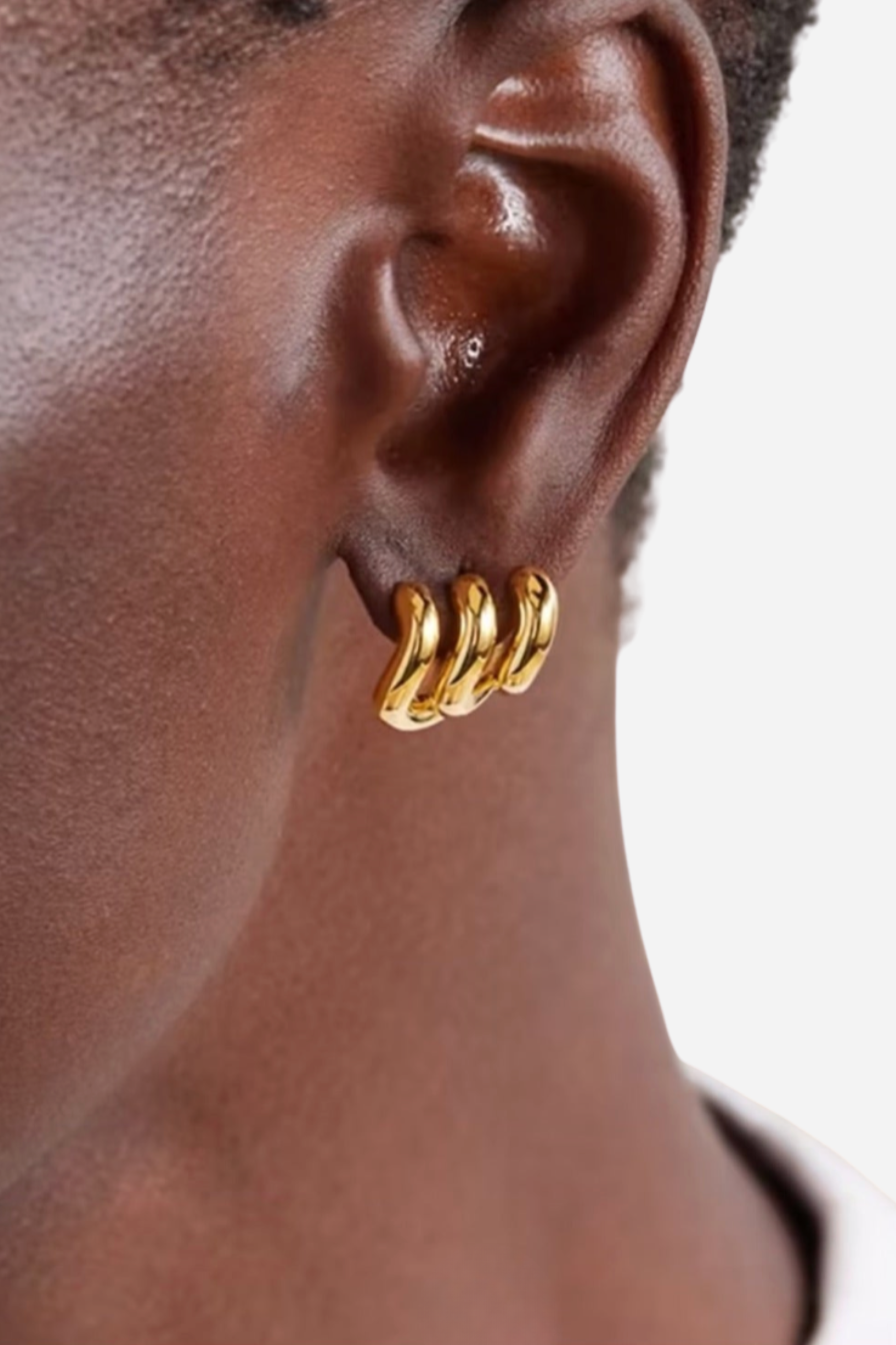 18K Natalie Stacked Earrings