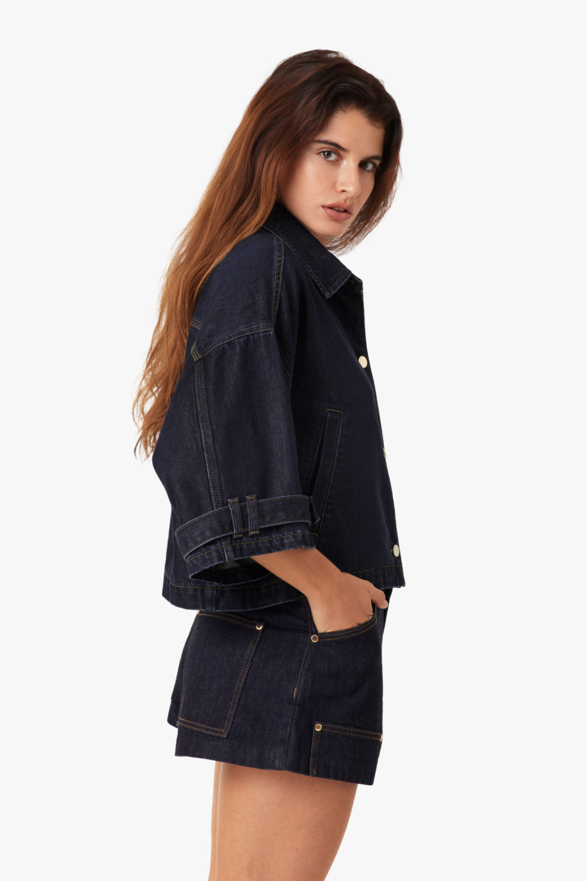 Habitual - Cape Denim Jacket