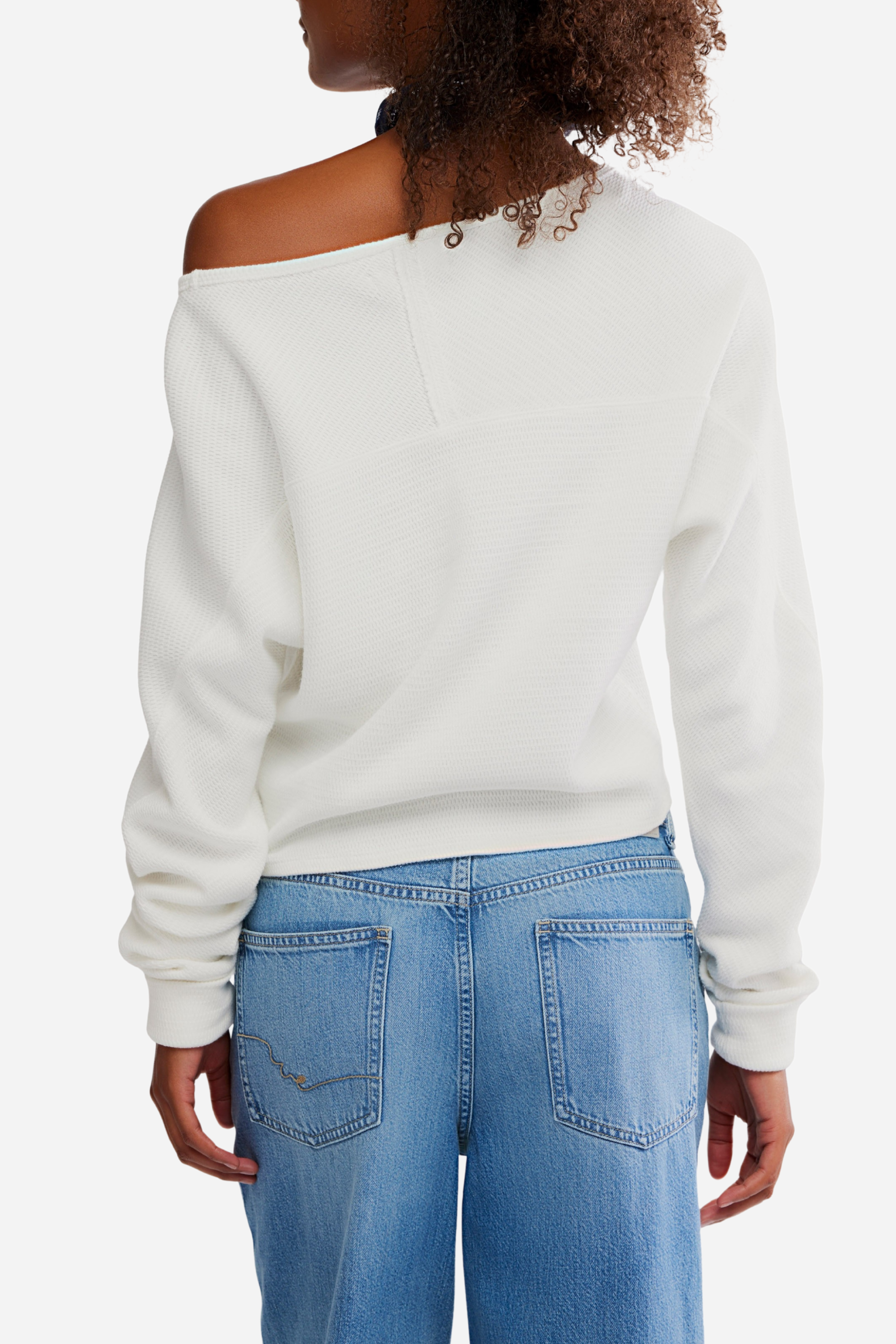 Free People Jess Long Sleeve - Clean Ivory