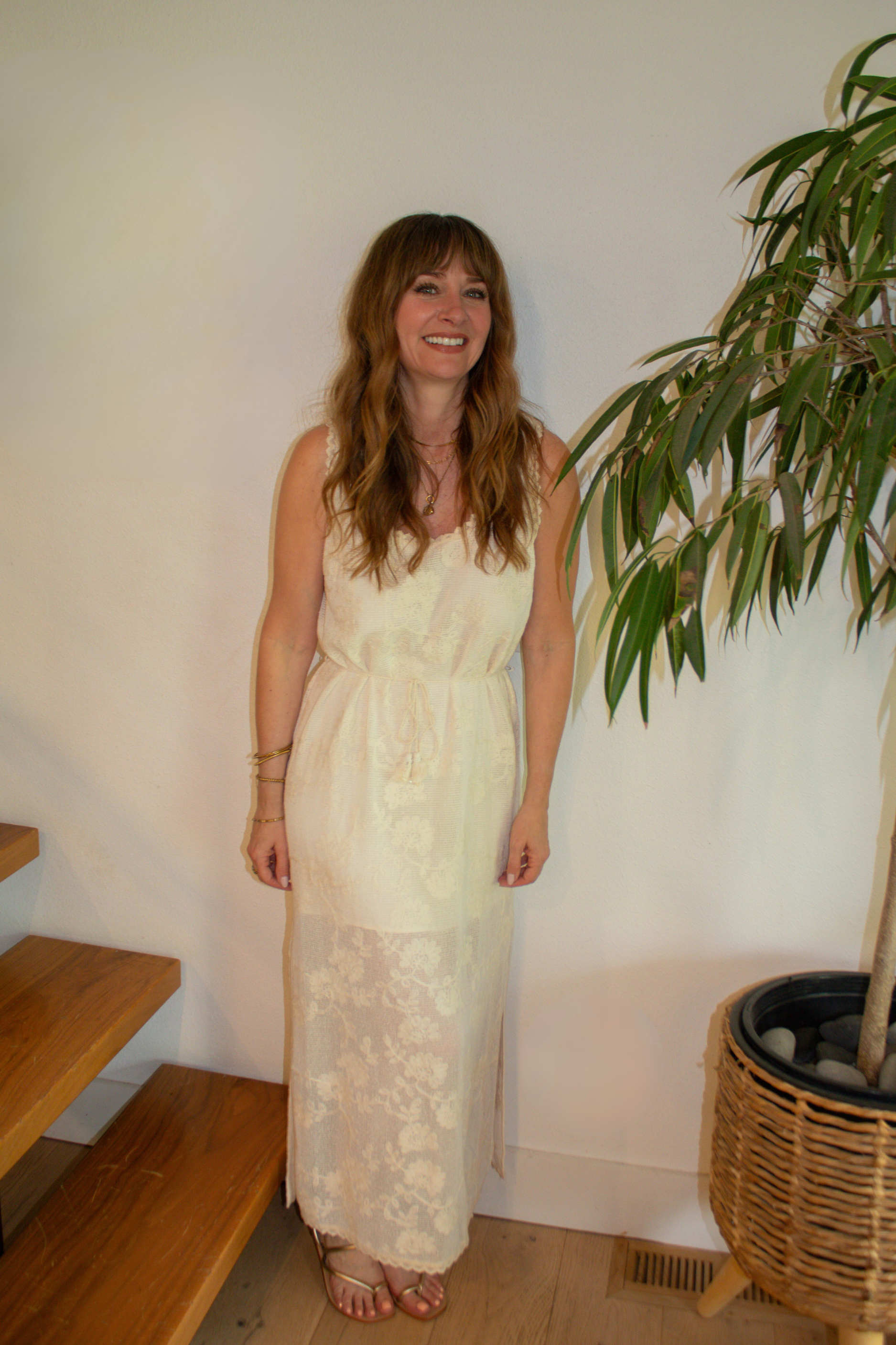 Fiorenza Maxi Dress - Cream