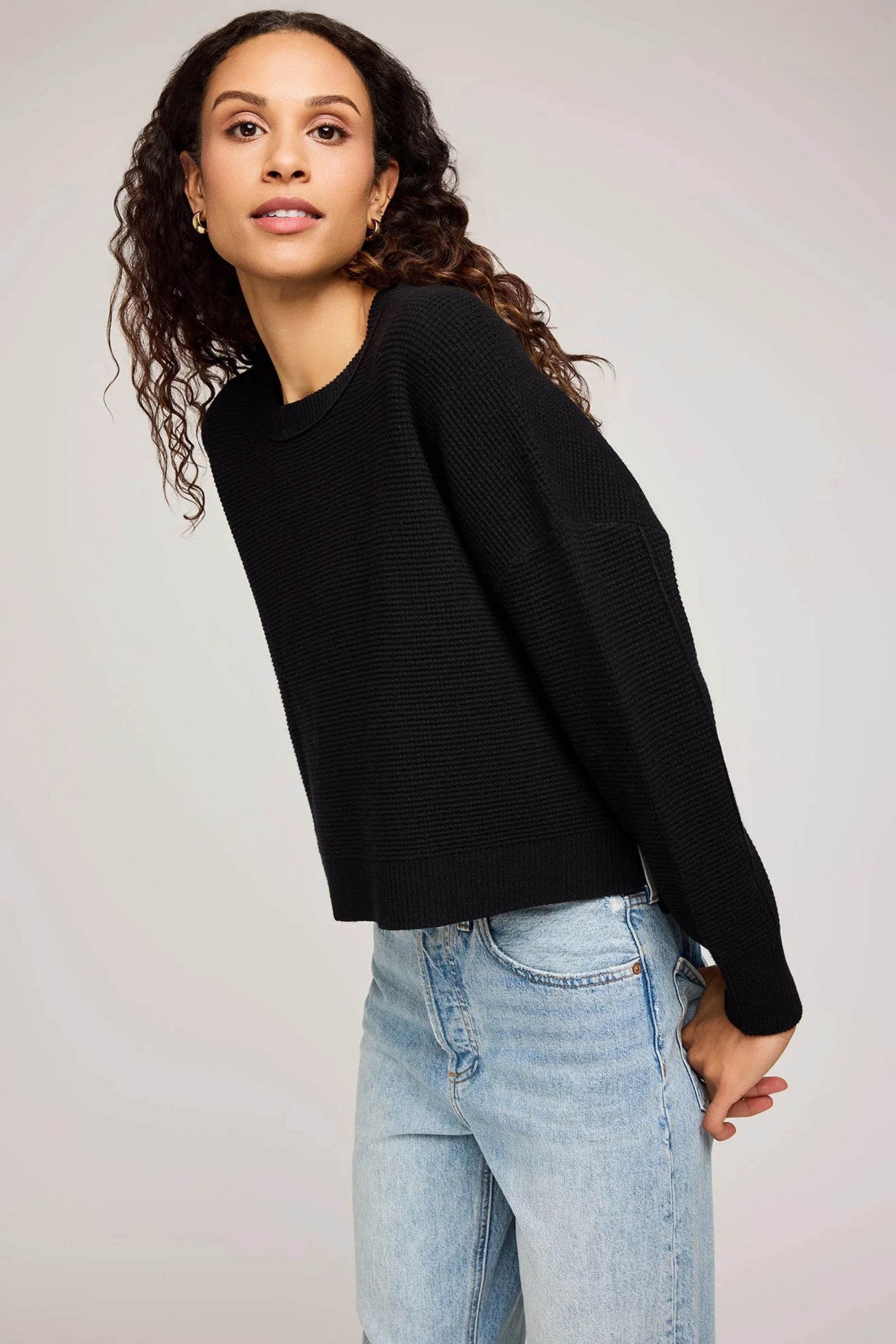 Axel Crewneck Sweater - Black