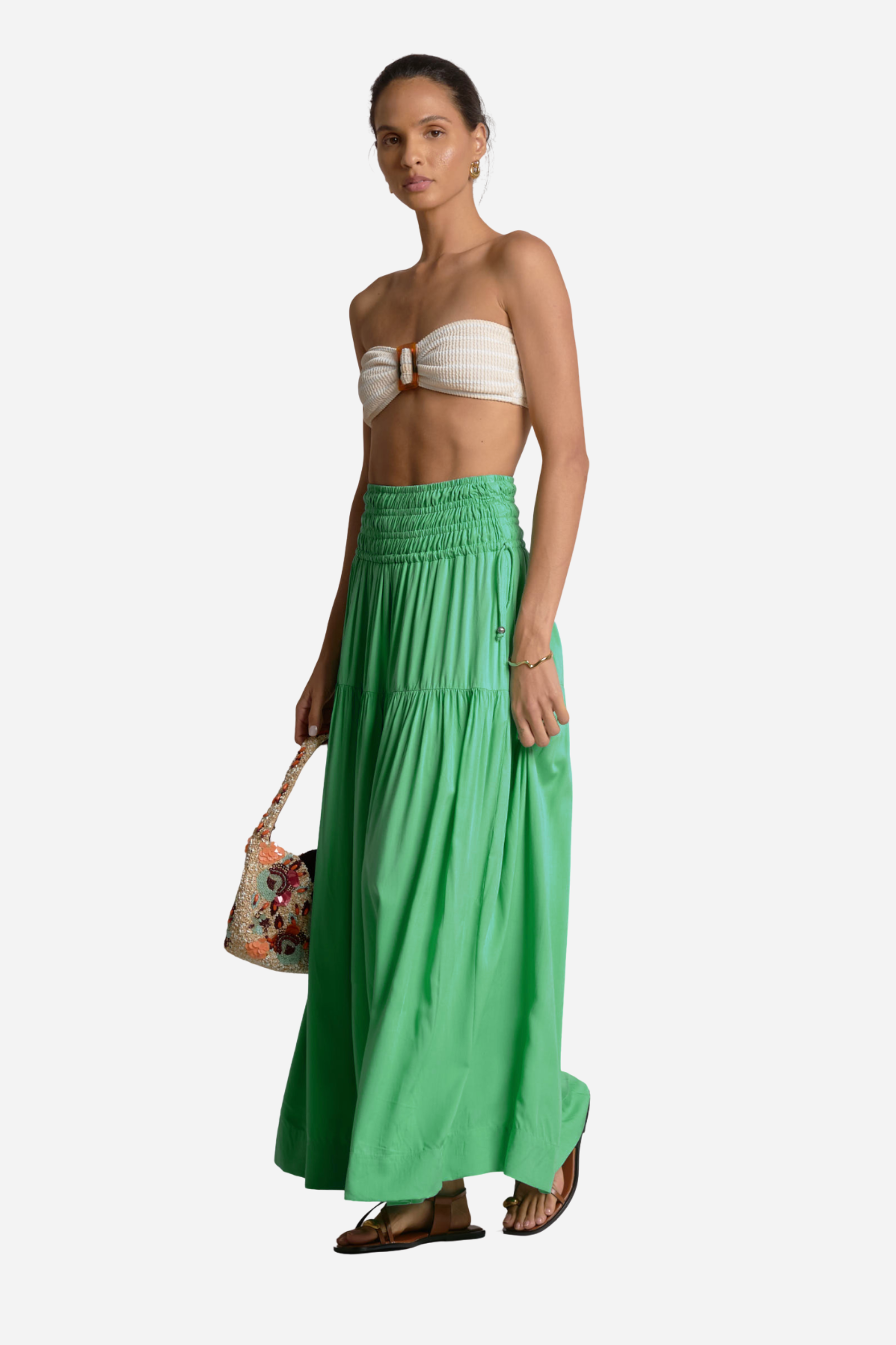 Summer Maxi Skirt - Jade