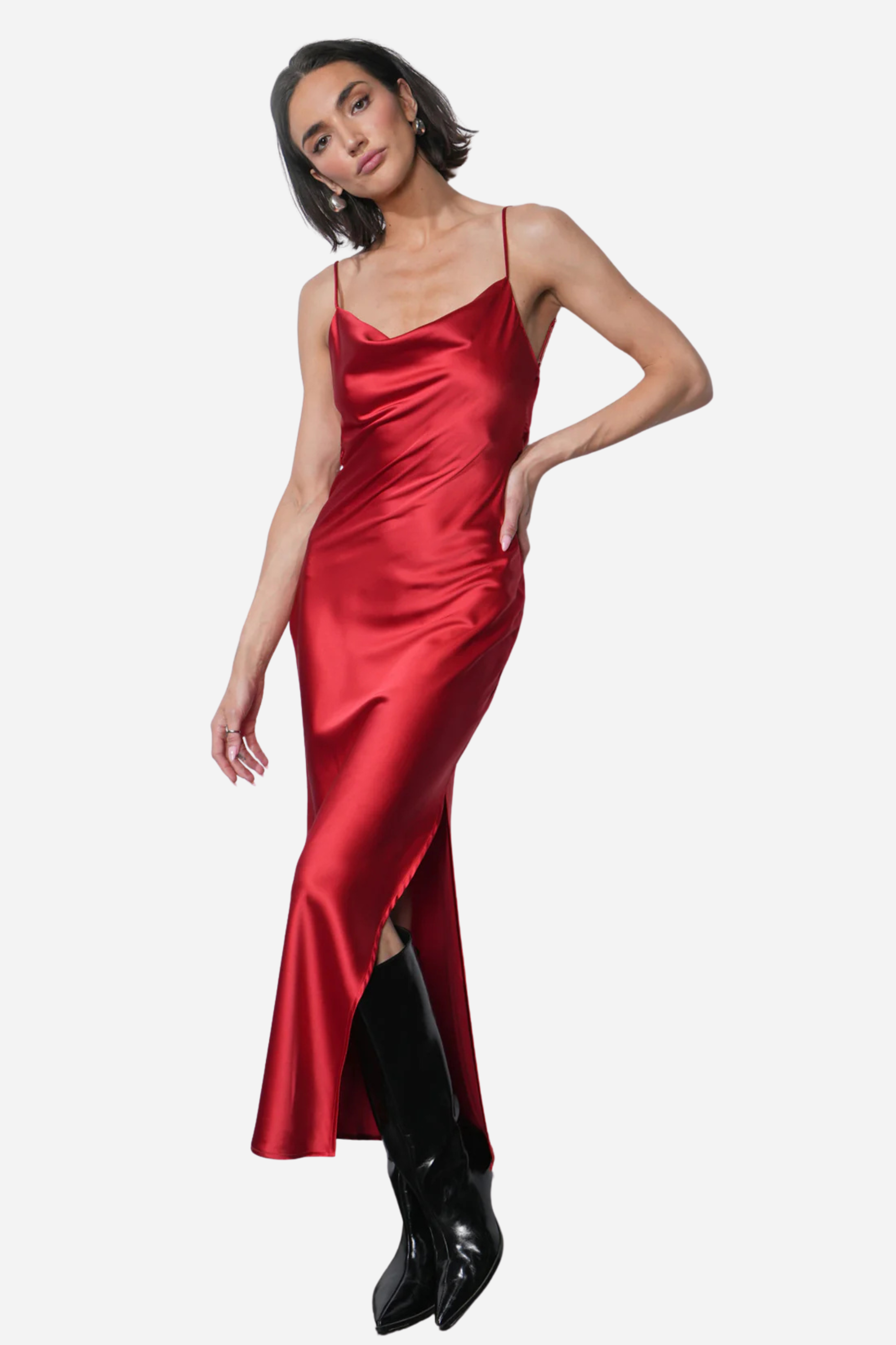 Isla Cowl Neck Maxi Dress