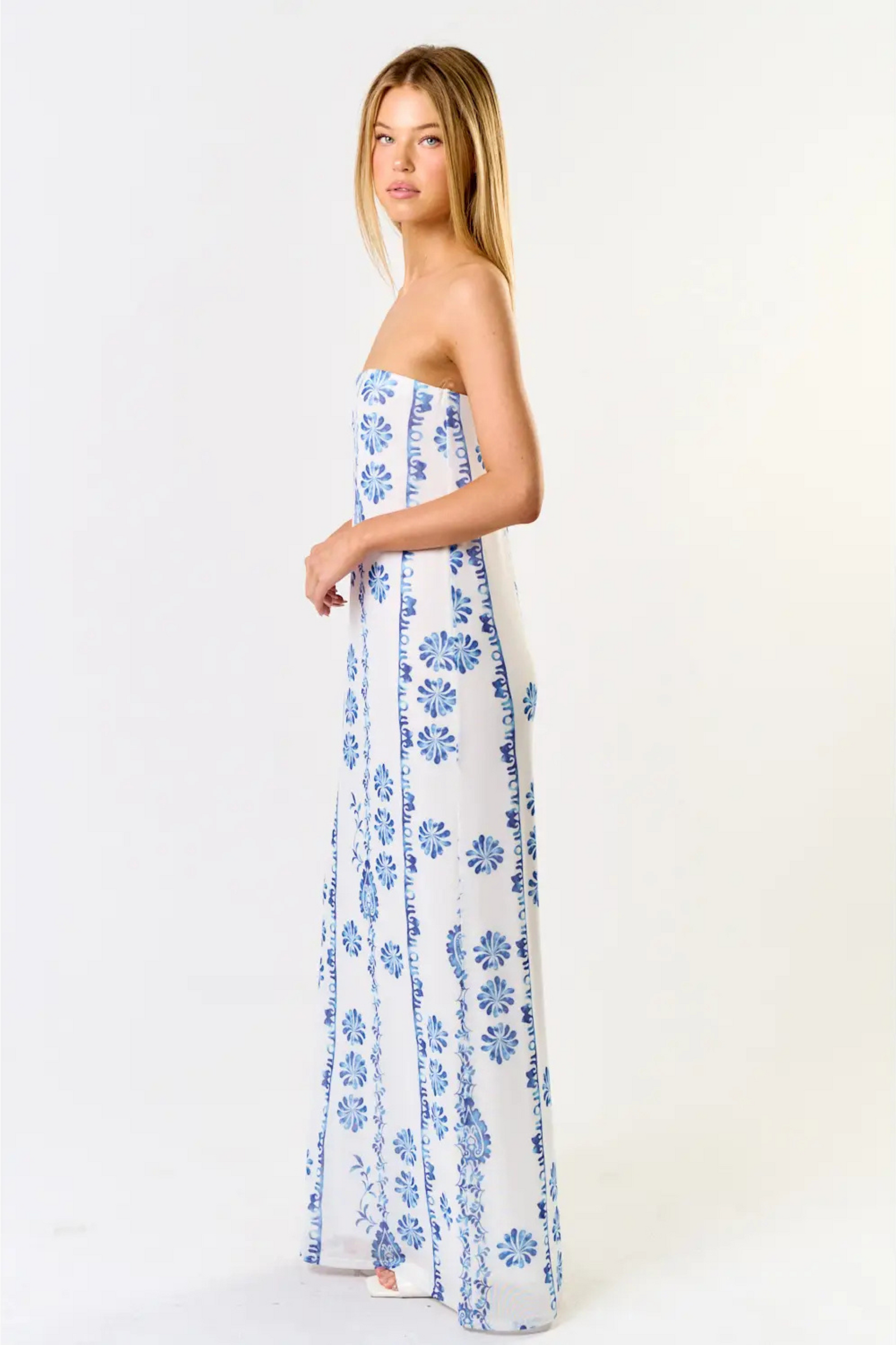 Coastal Vibes Maxi Dress - Blue