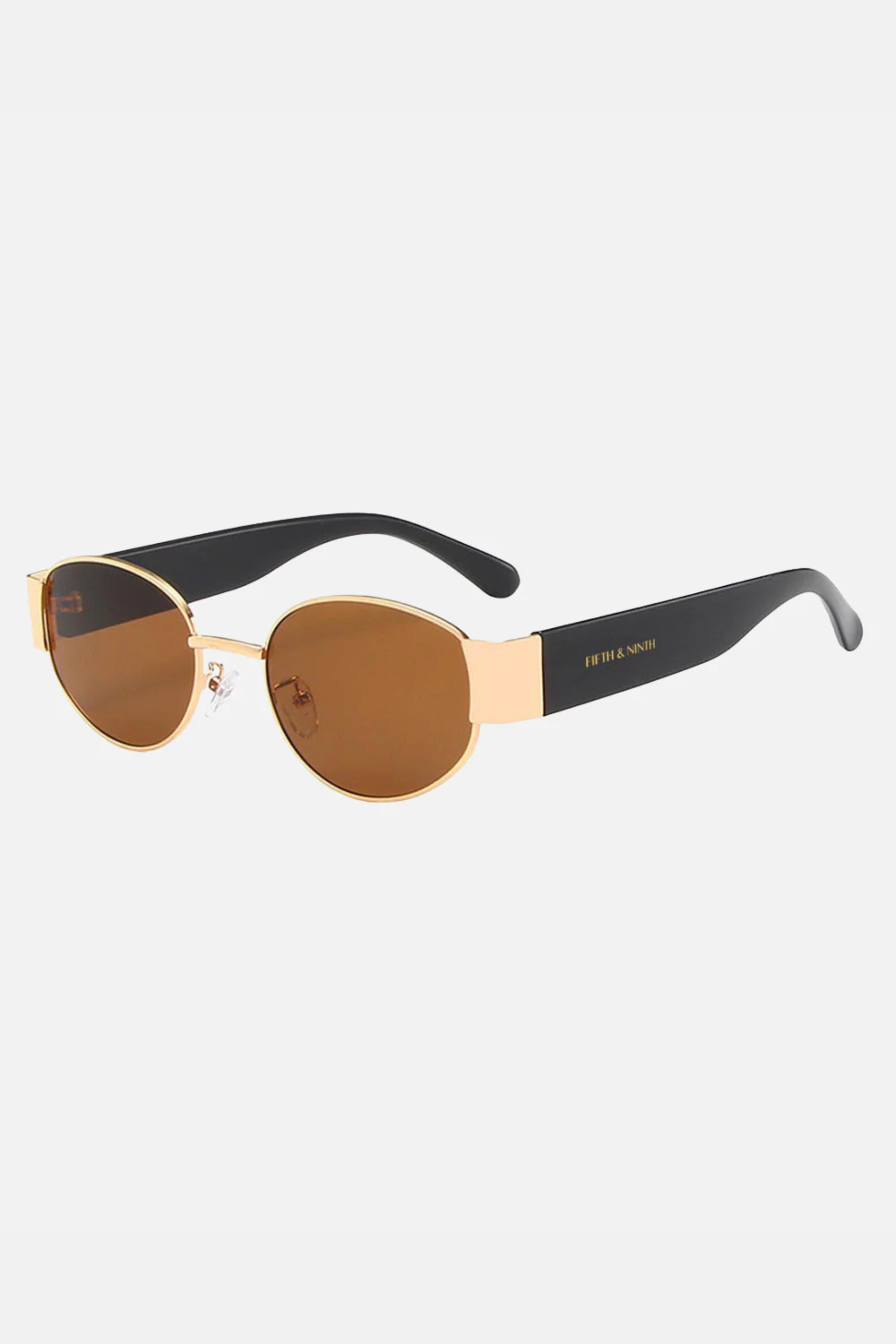 Elliott Polarized Sunglasses - Brown/Gold