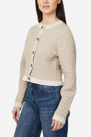 Clara Cropped Knit Cardigan