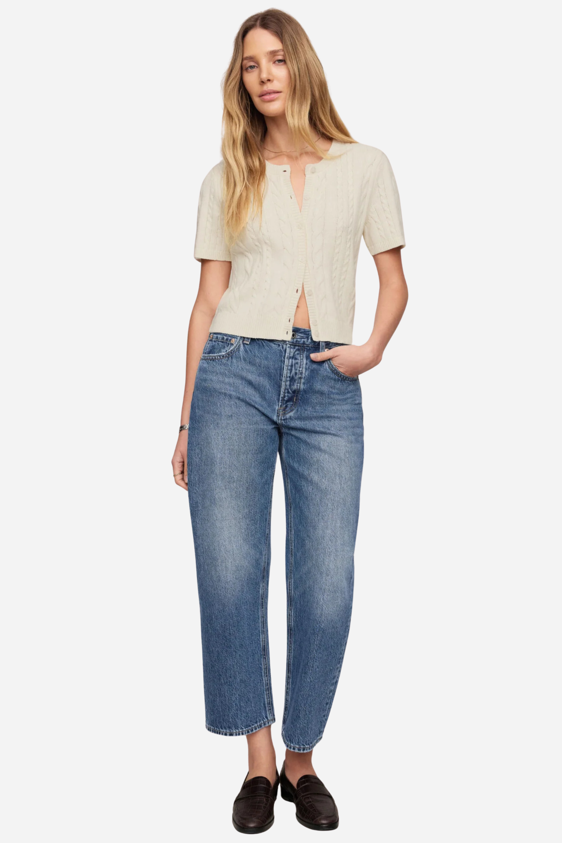 Z Supply - The Off Duty Bowed Jeans - Breakpoint