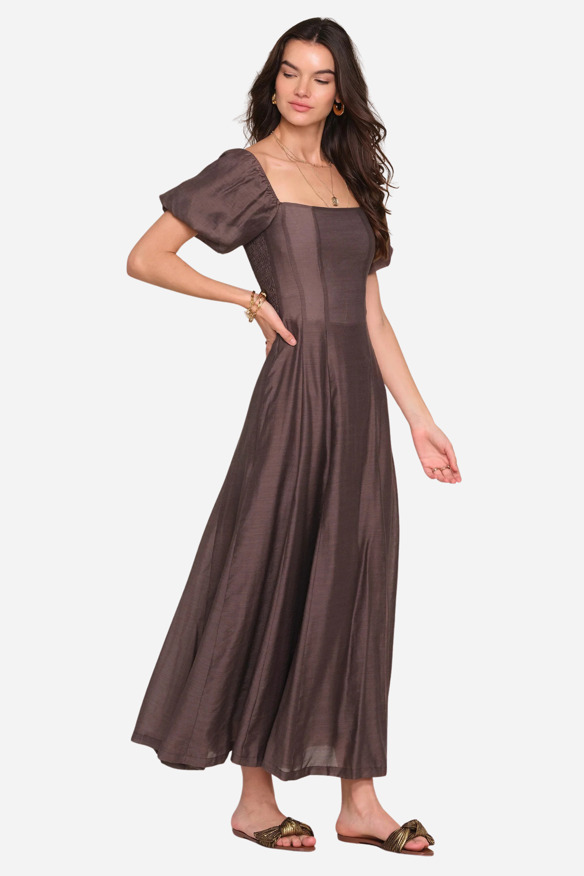 Matisse Maxi Dress - Brown