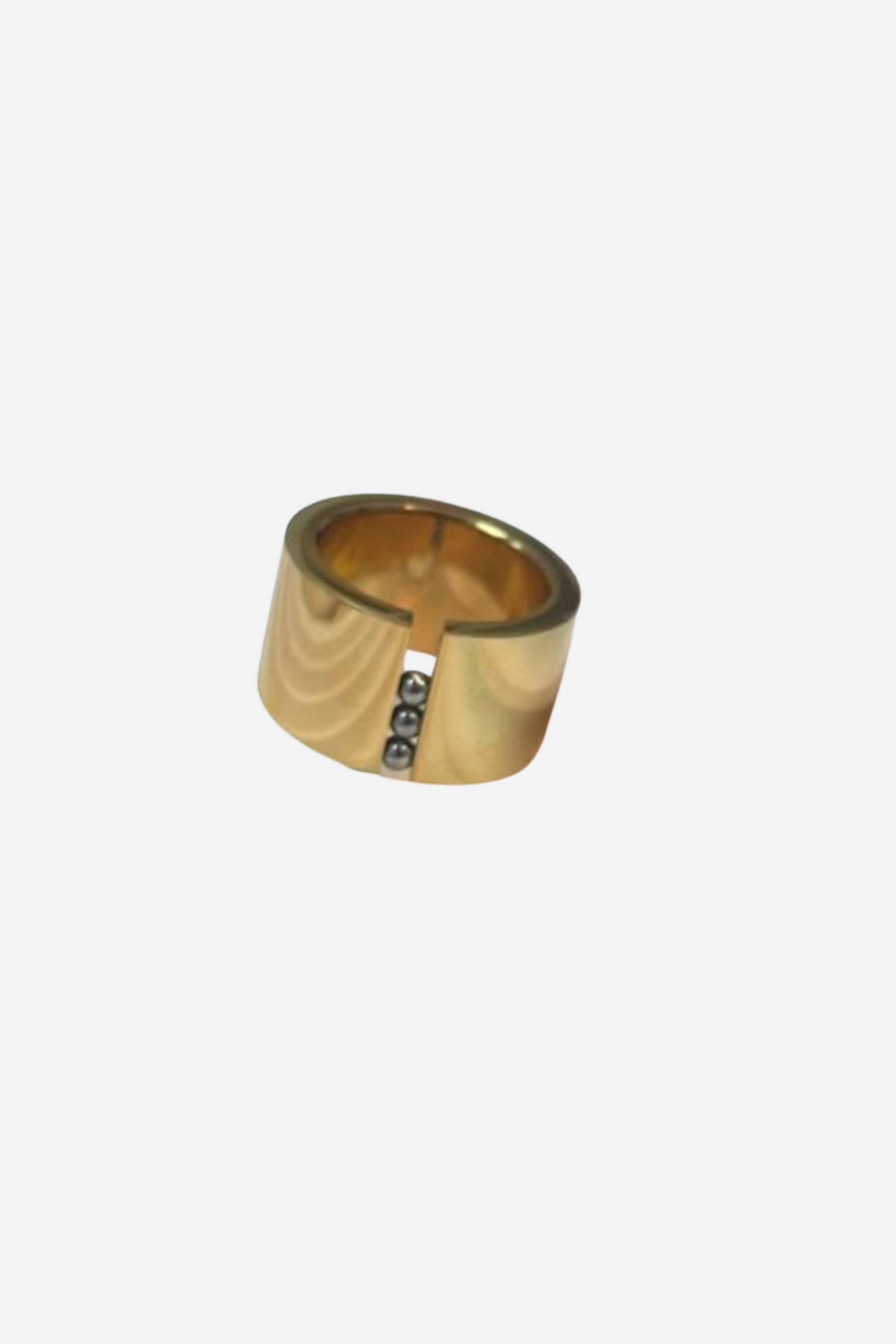 18K Sage Two Tone Ring