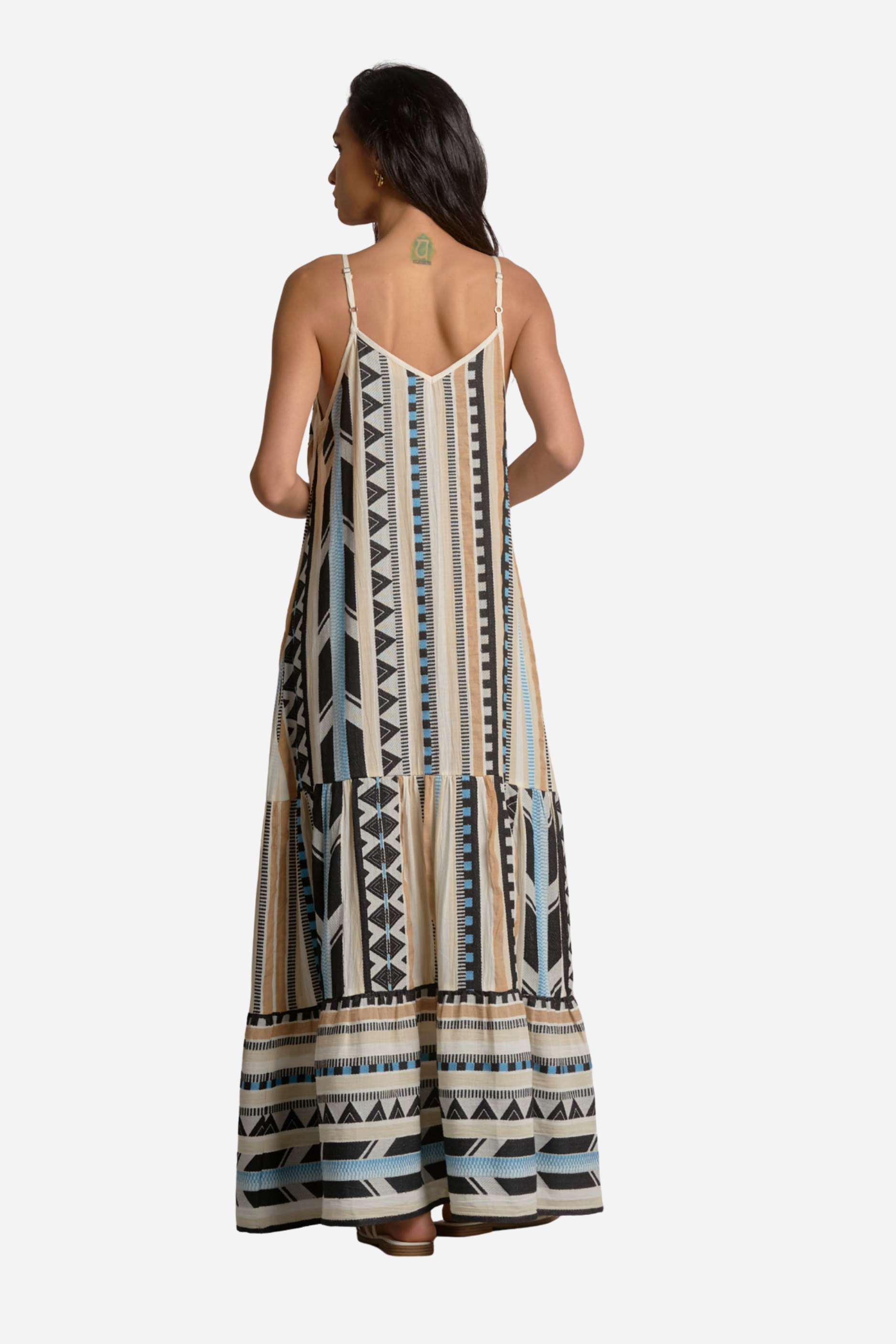 Aztec Printed Maxi Dress