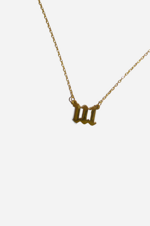 18K Angel Number Necklace