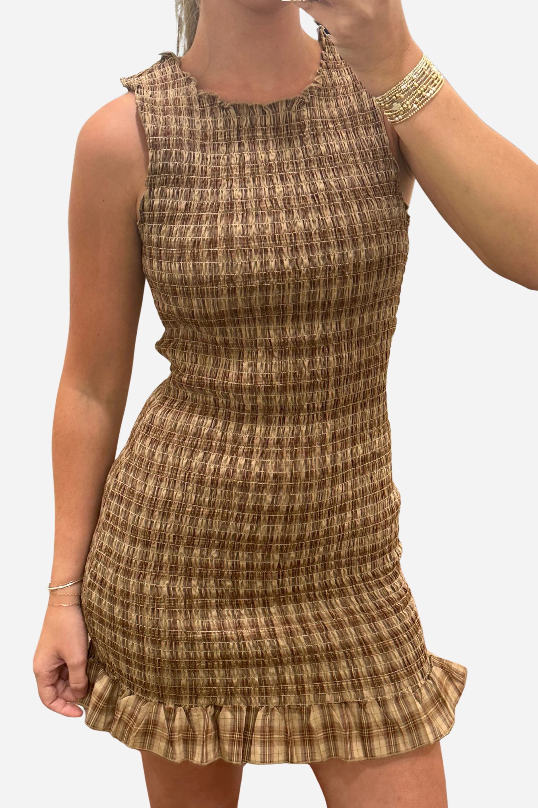 Nova Smocked Mini Dress