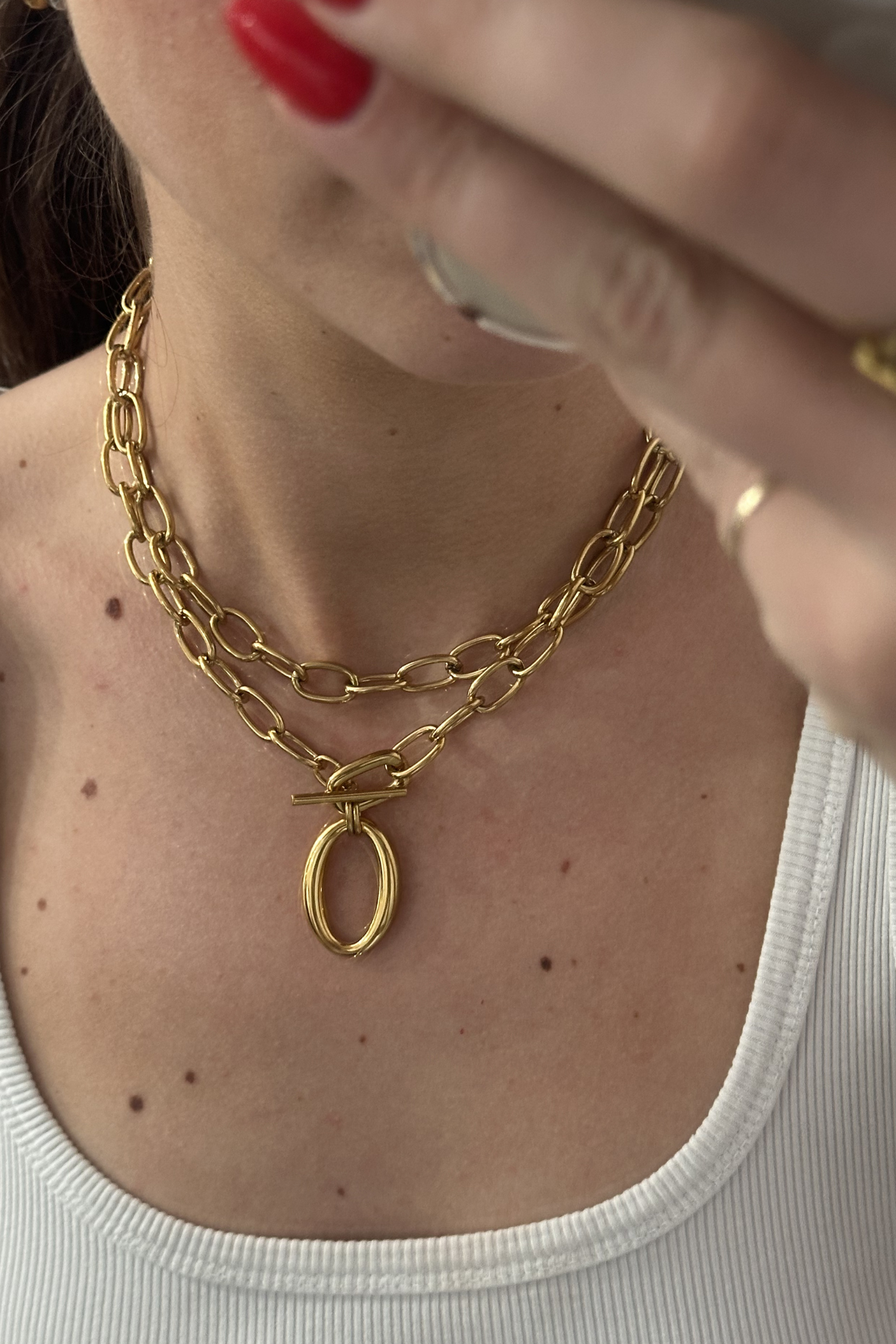 18K Kennedy Statement Necklace