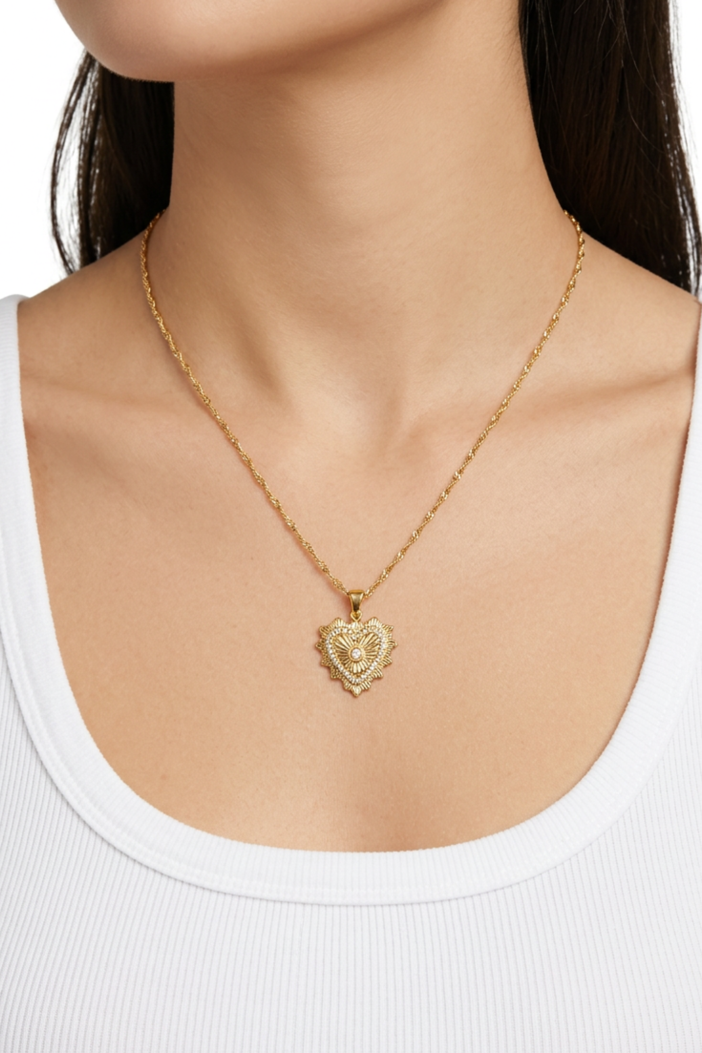 18K Madeline Heart Necklace