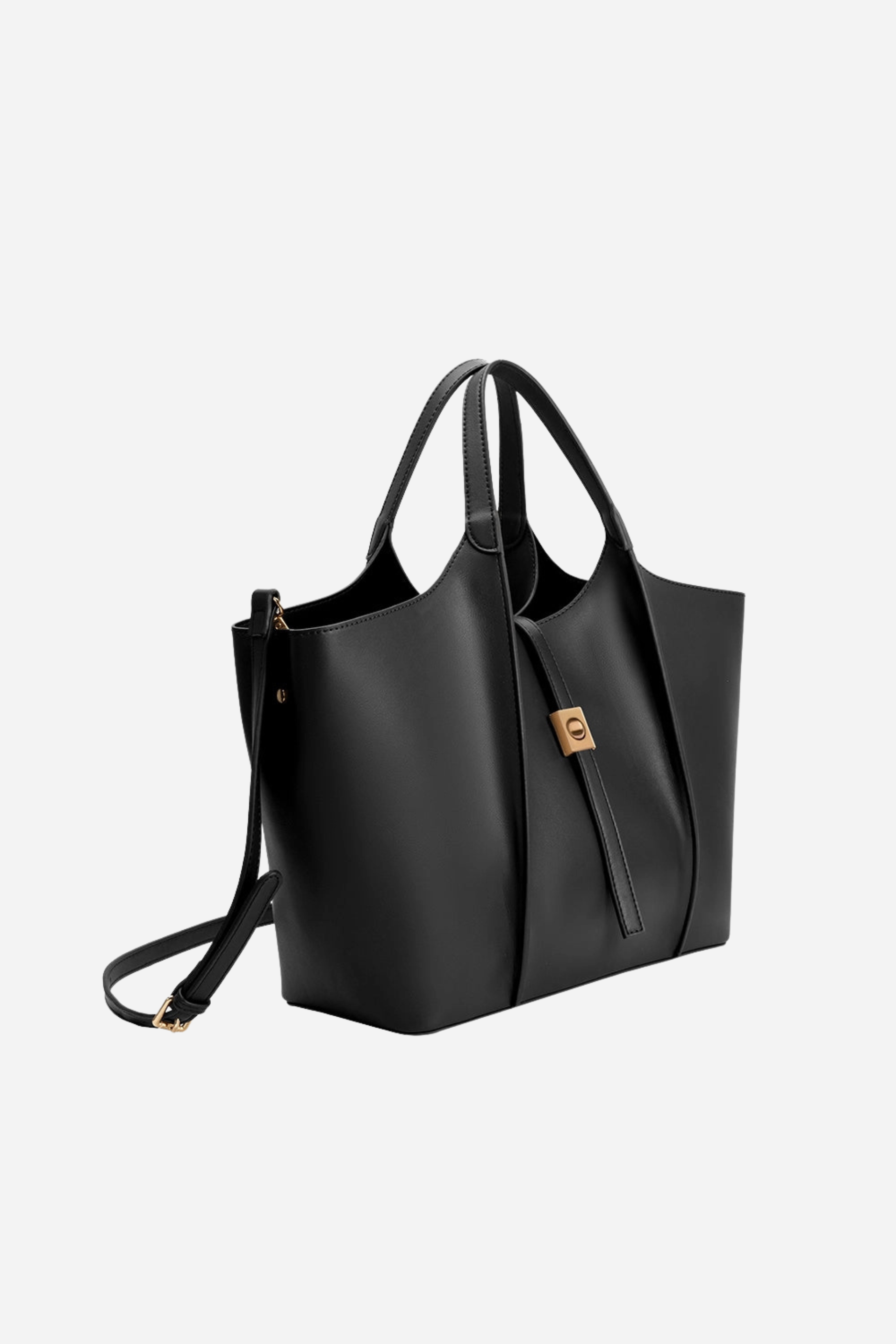 Melie Bianco - Malia Tote Bag - Black Leather