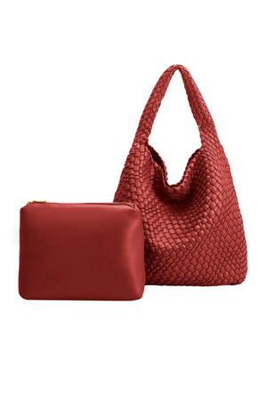 Melie Bianco - Johanna Large Shoulder Bag - Red