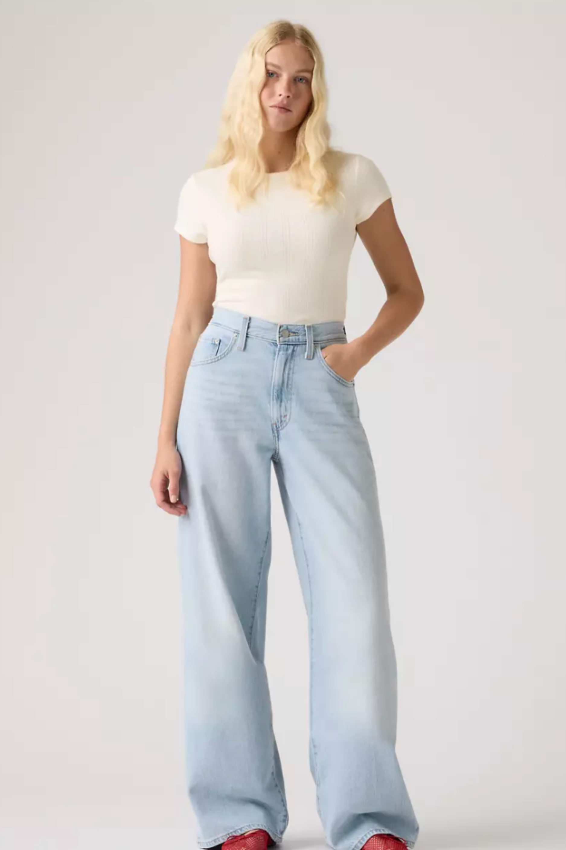 Levi's Cinch Wide Leg Jeans - Nightly Routine