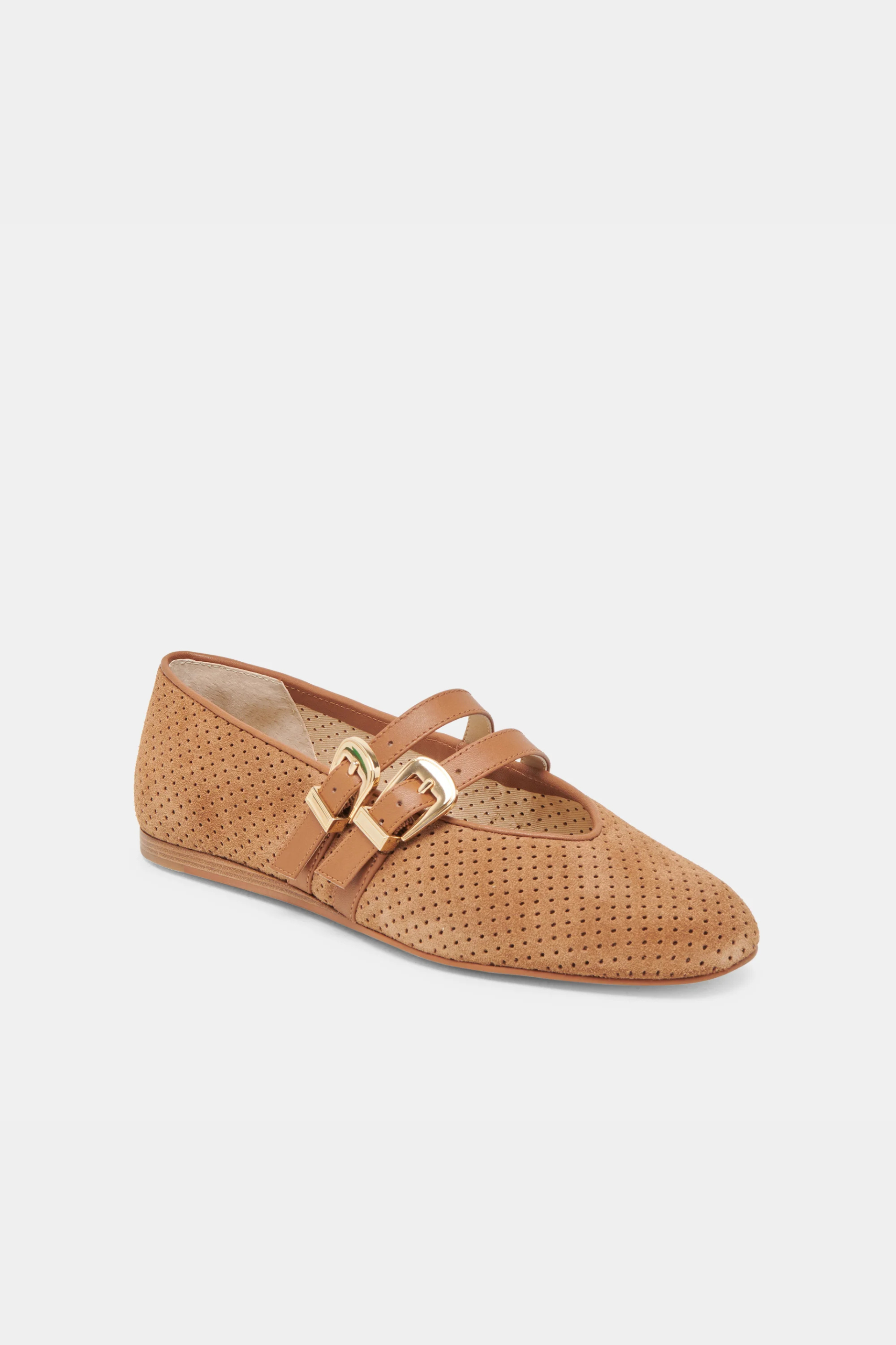 Dolce Vita Baylee Ballet Flats - Pecan Suede