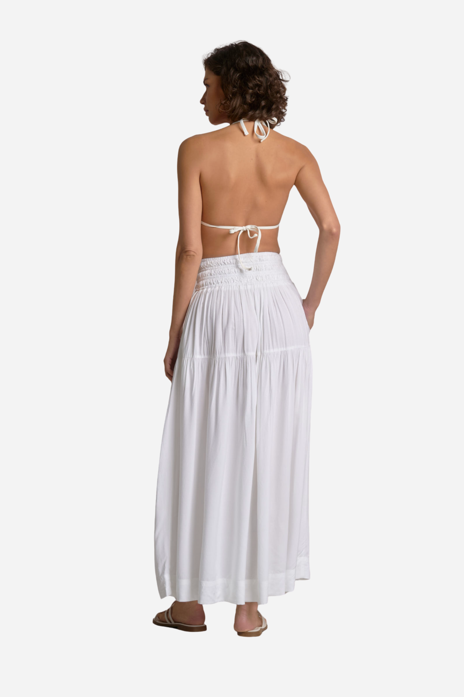 Summer Maxi Skirt - White