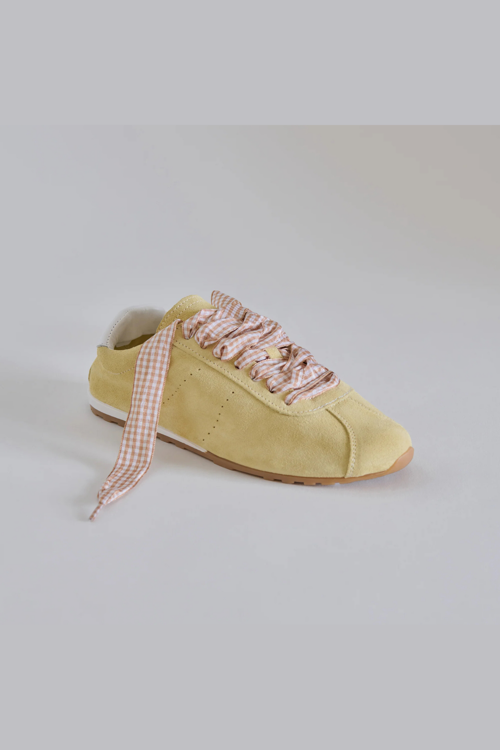 Dolce Vita Gingham Shoe Lace Set - Pink