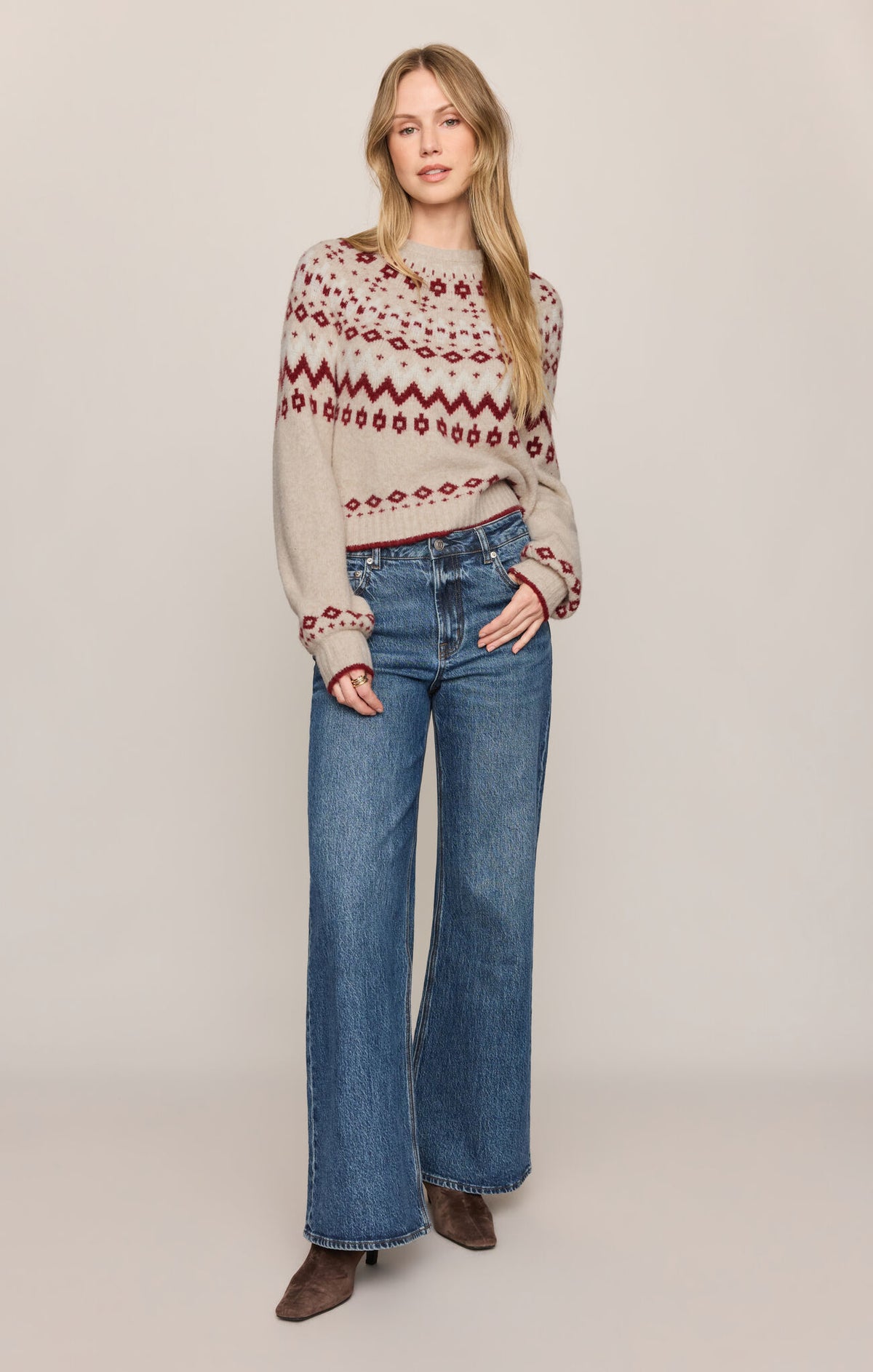 Z Supply - String The Lights Sweater - Oatmeal Heather