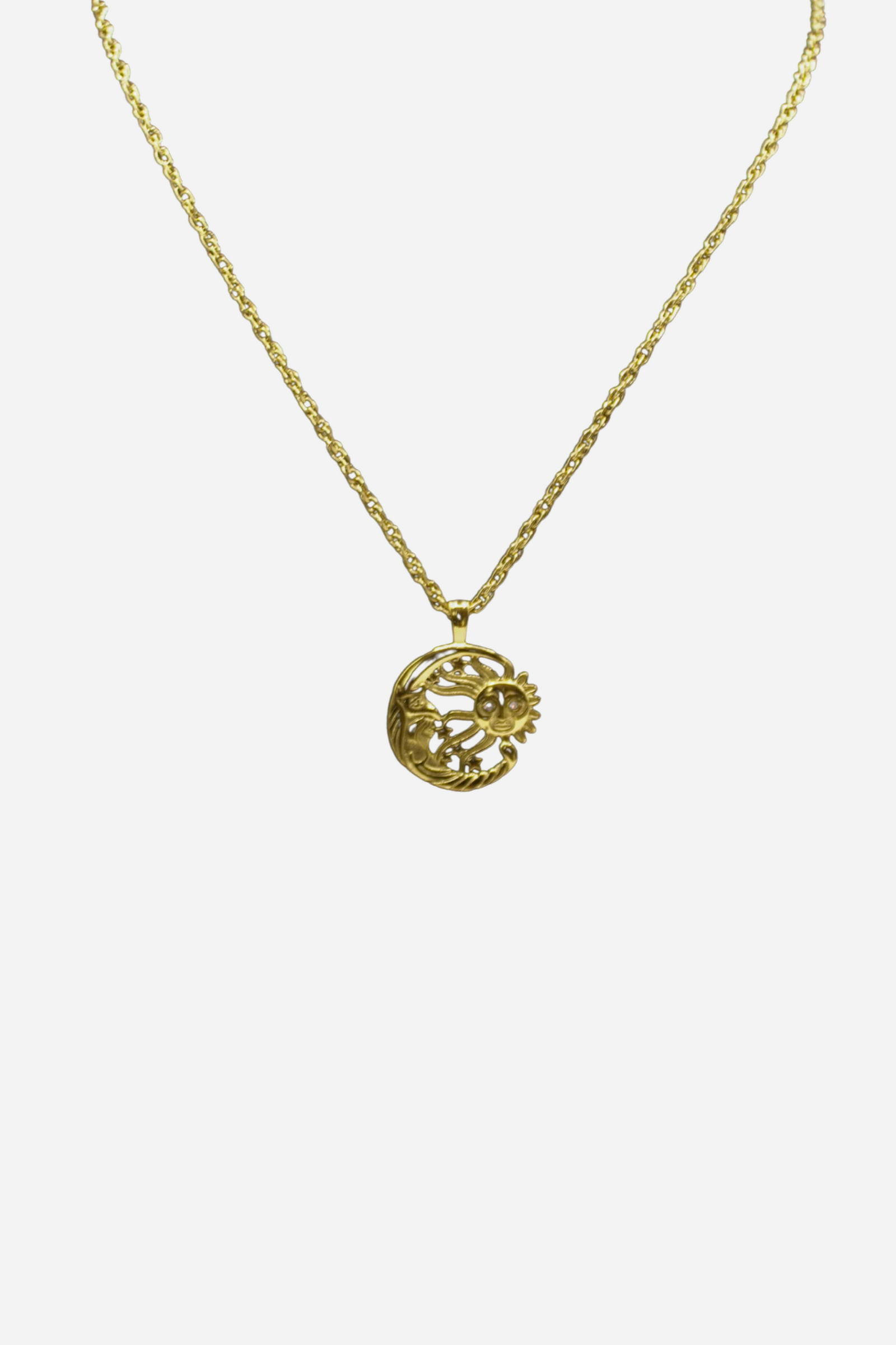 18K Noelle Sun Necklace