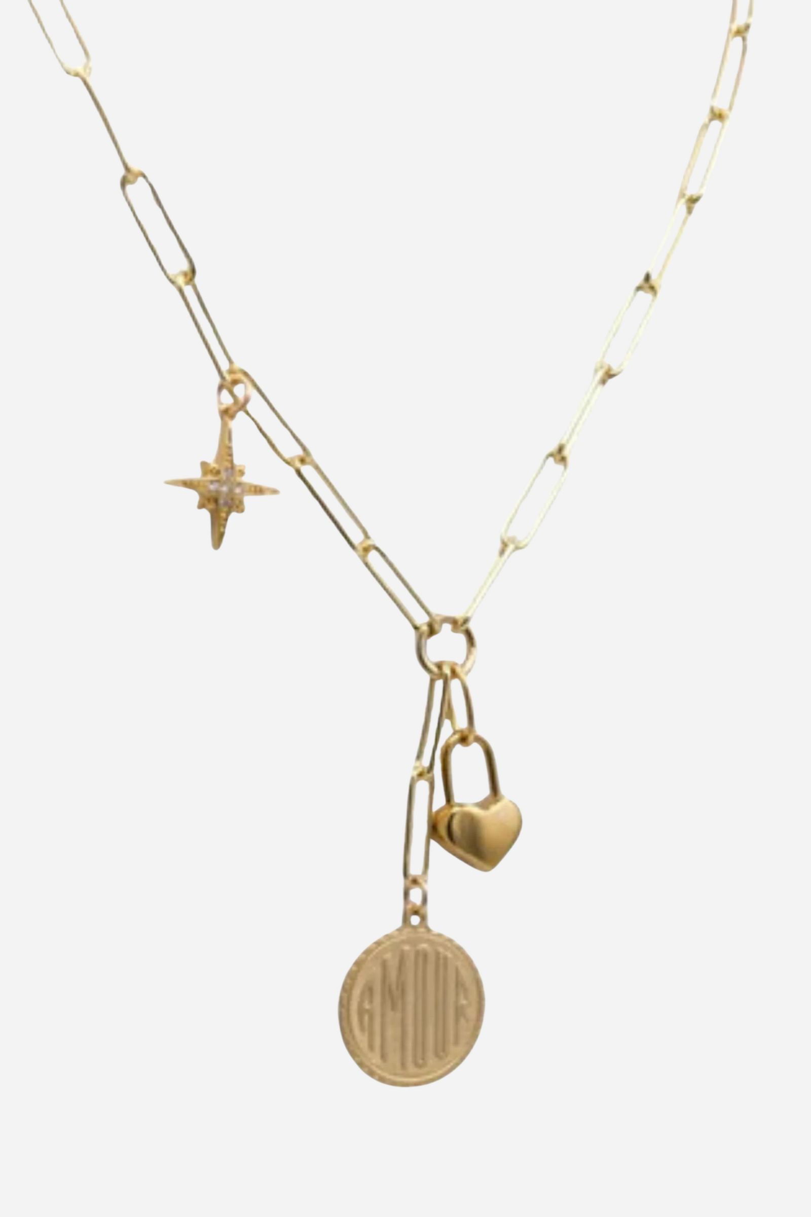 Farrah B Lovestruck Charm Necklace