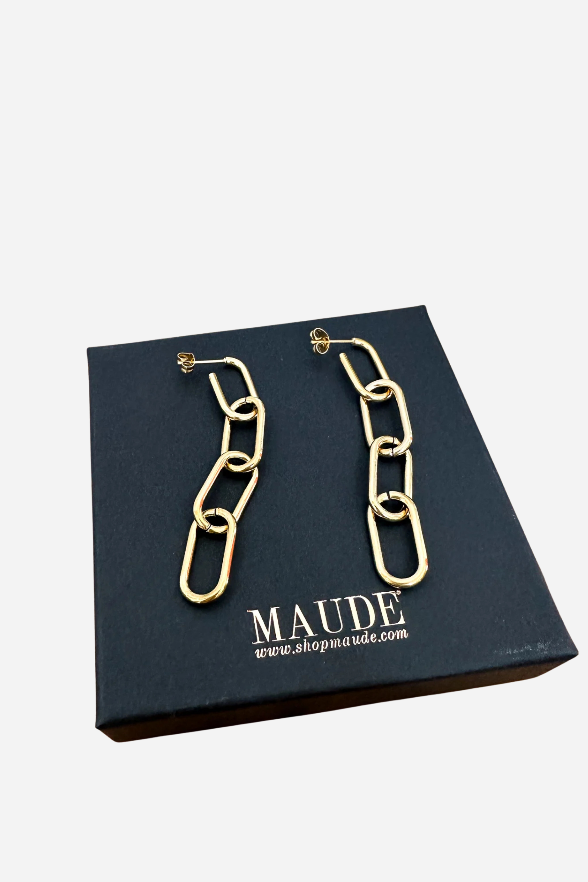 18K Zara Chain Link Earrings