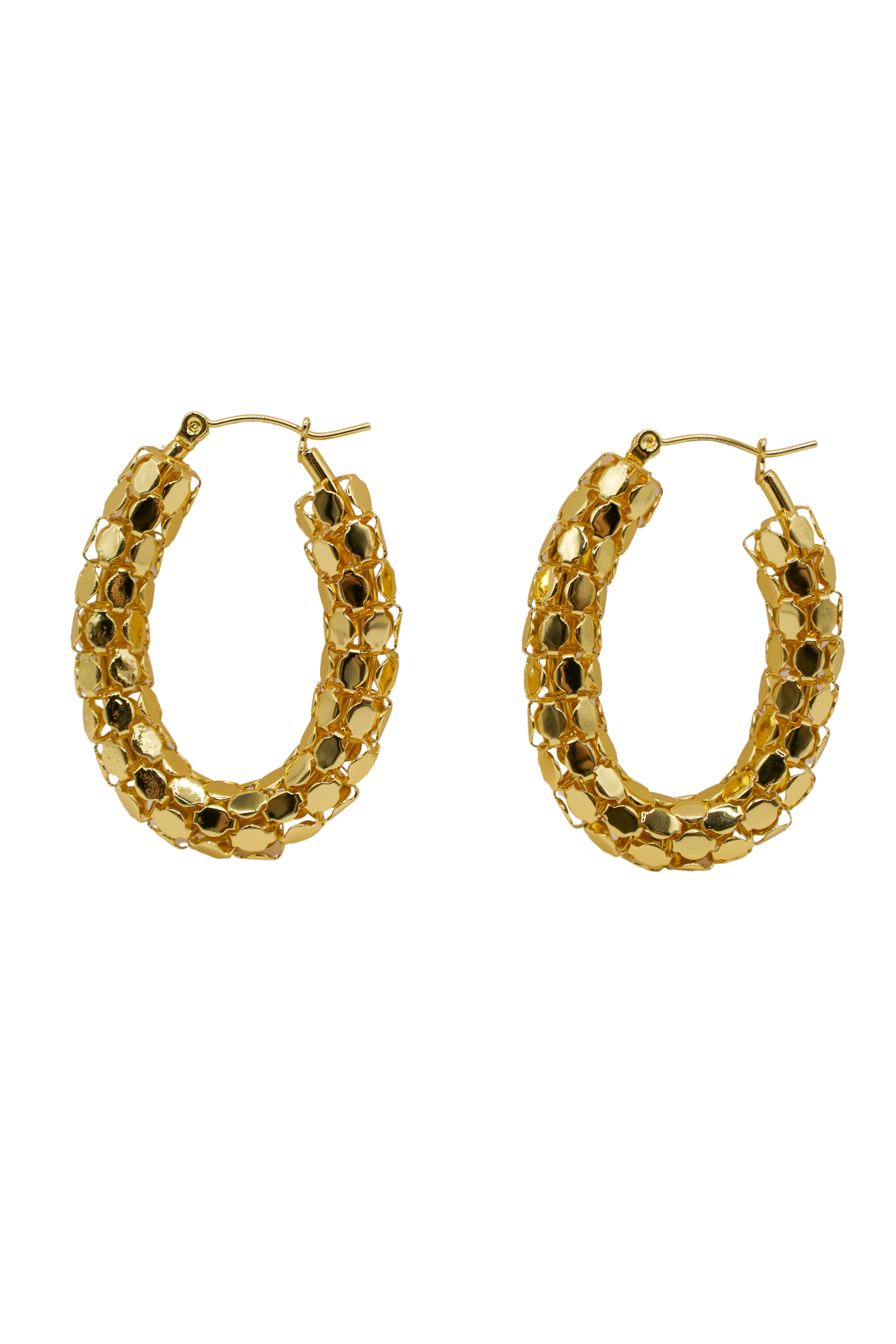 18K Piper Statement Hoop Earrings
