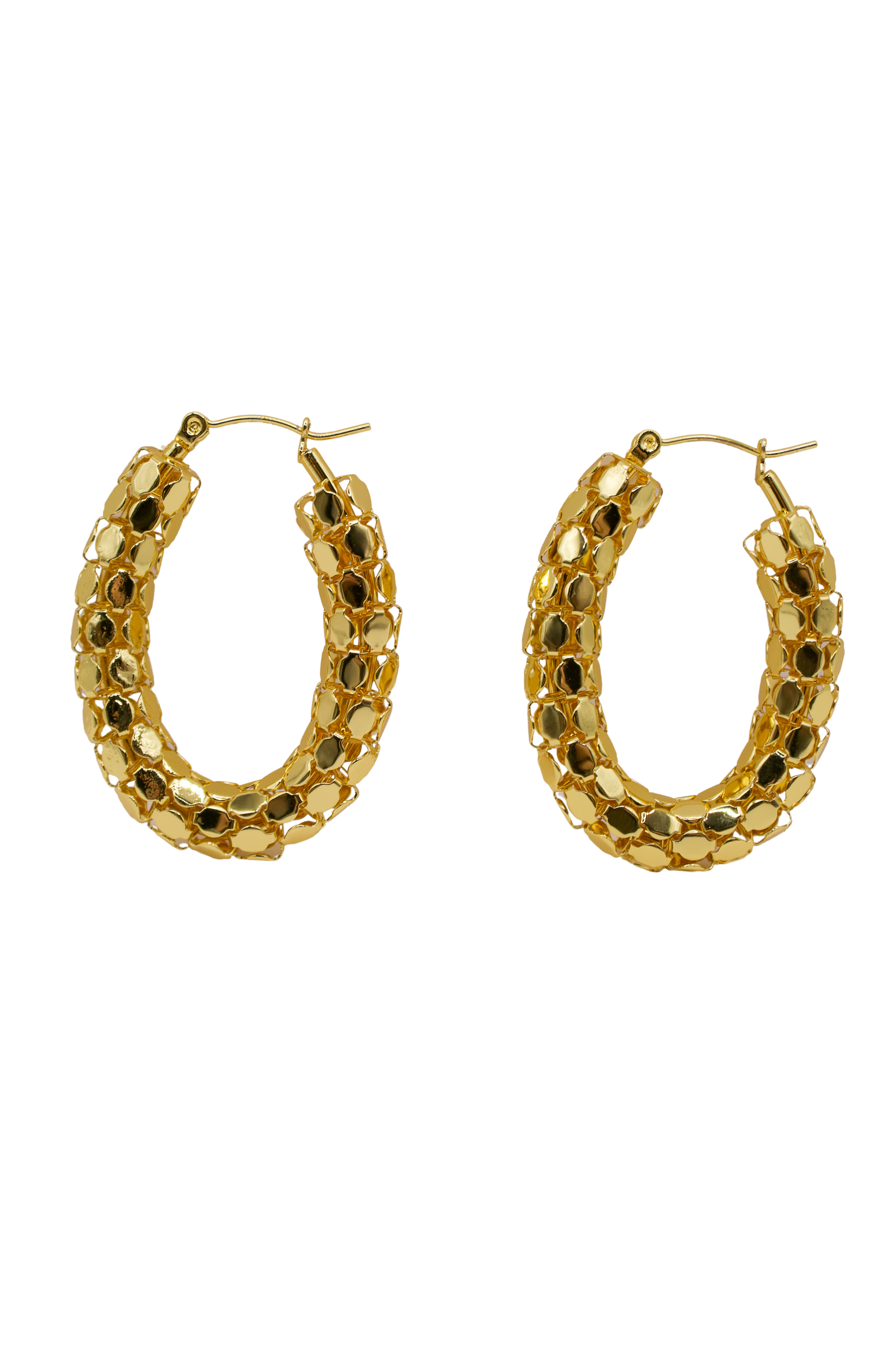 18K Piper Statement Hoop Earrings