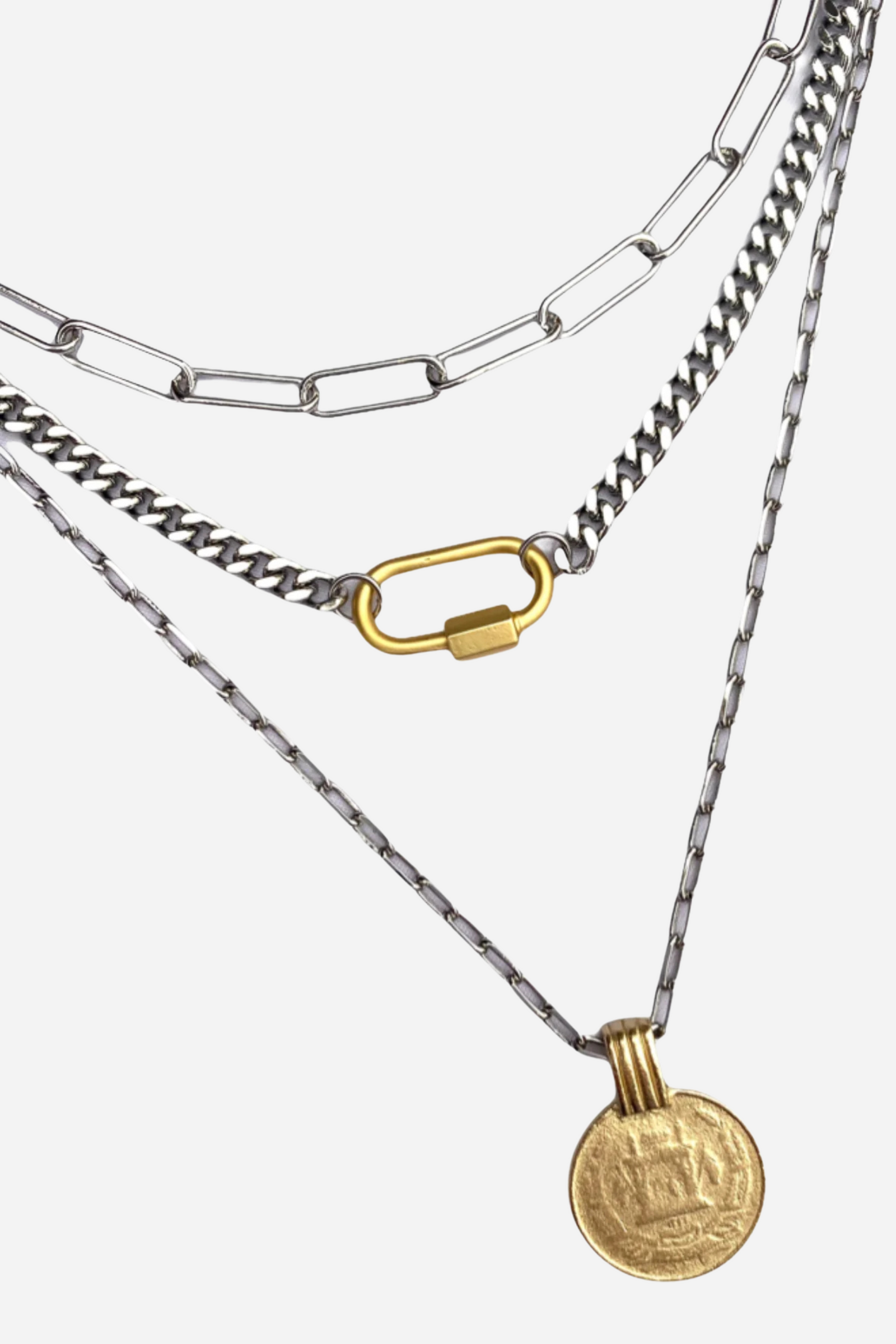 Farrah B Crush 3 Layer Necklace