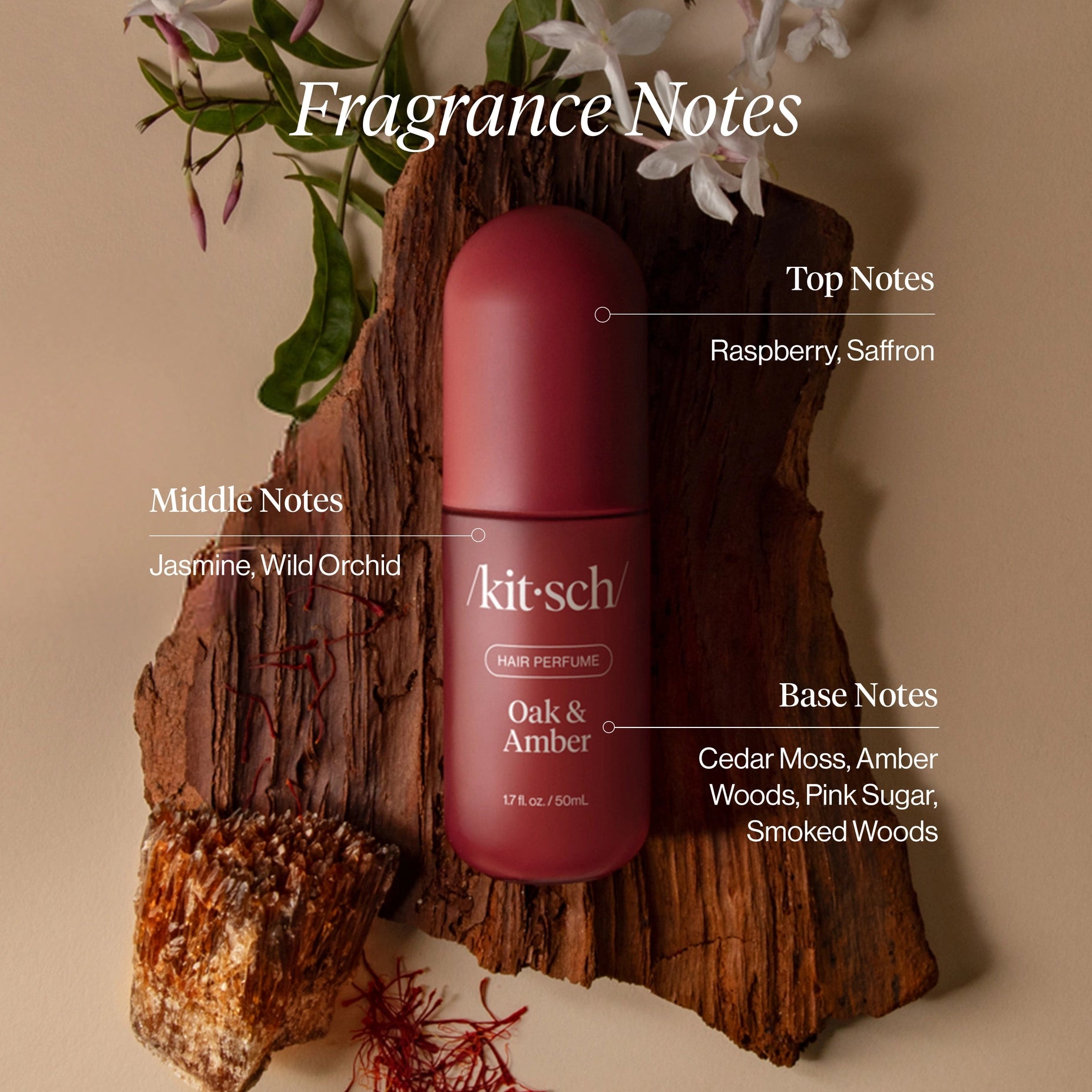 KITSCH Oak & Amber Hair Perfume