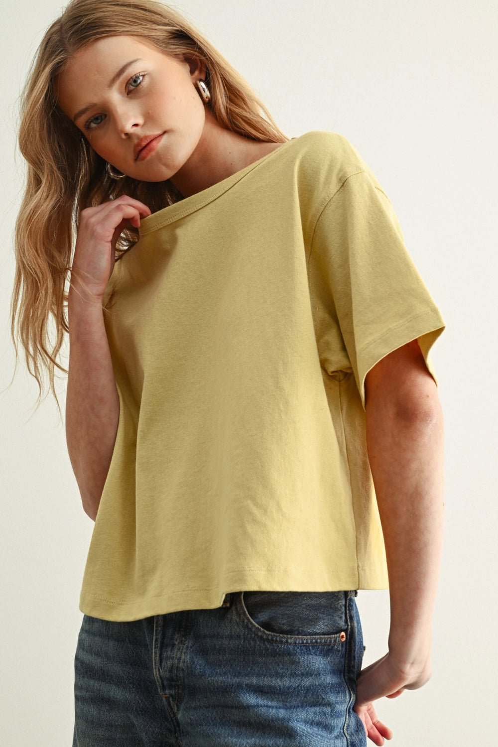 Short Sleeve Top - Lemon