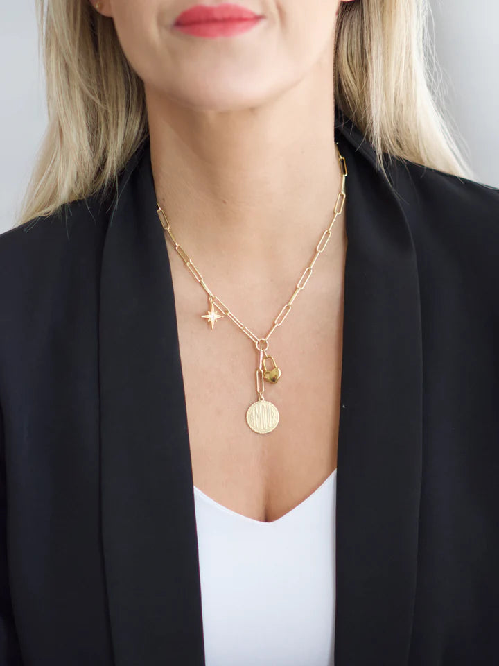 Farrah B Lovestruck Charm Necklace