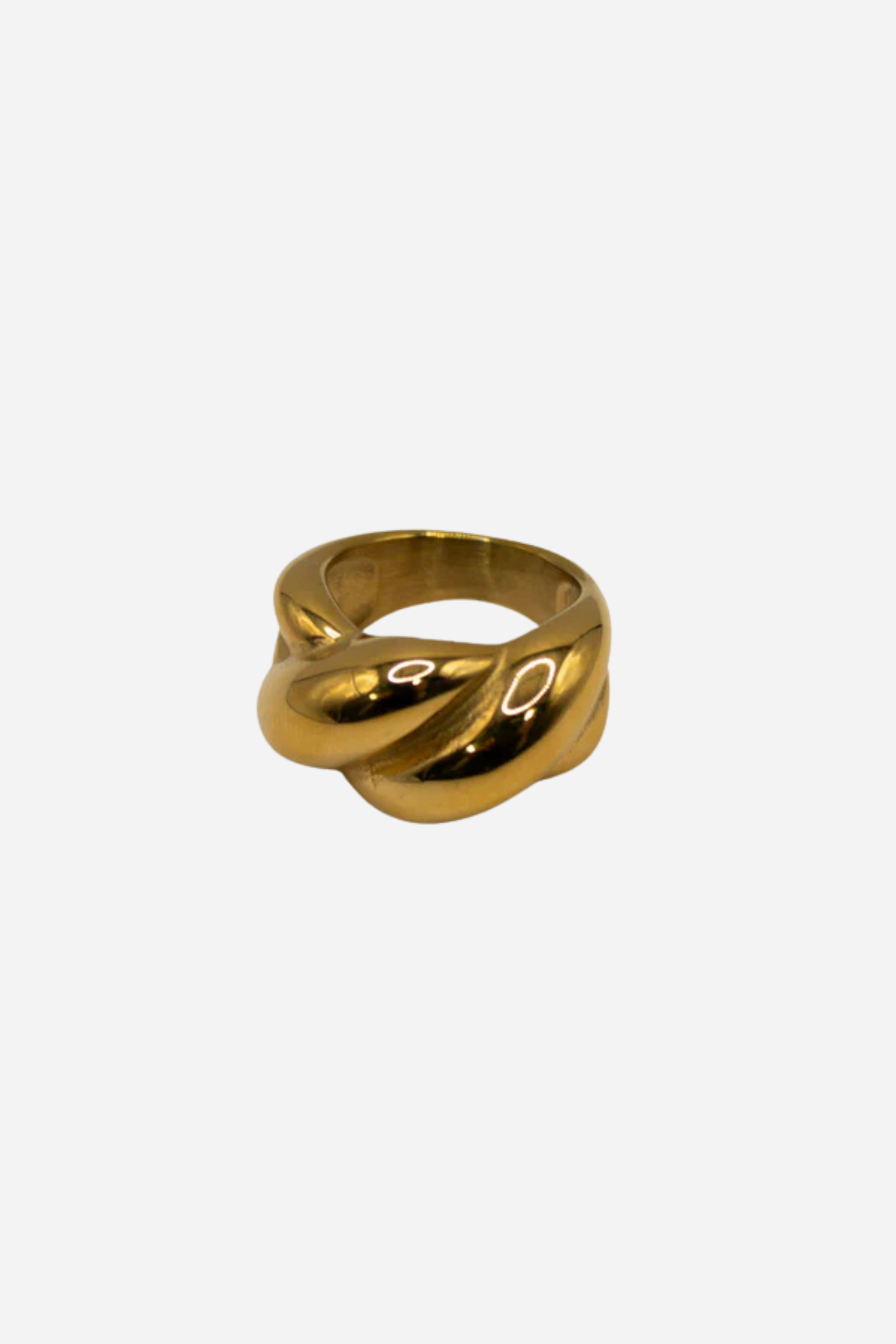 18K Croissant Statement Ring