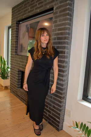 Jolene Midi Dress - Black