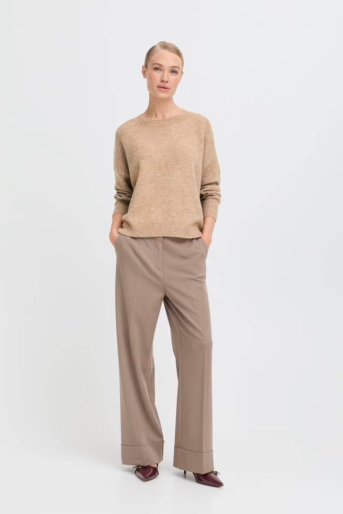 Bymonna Sweater - Walnut Melange
