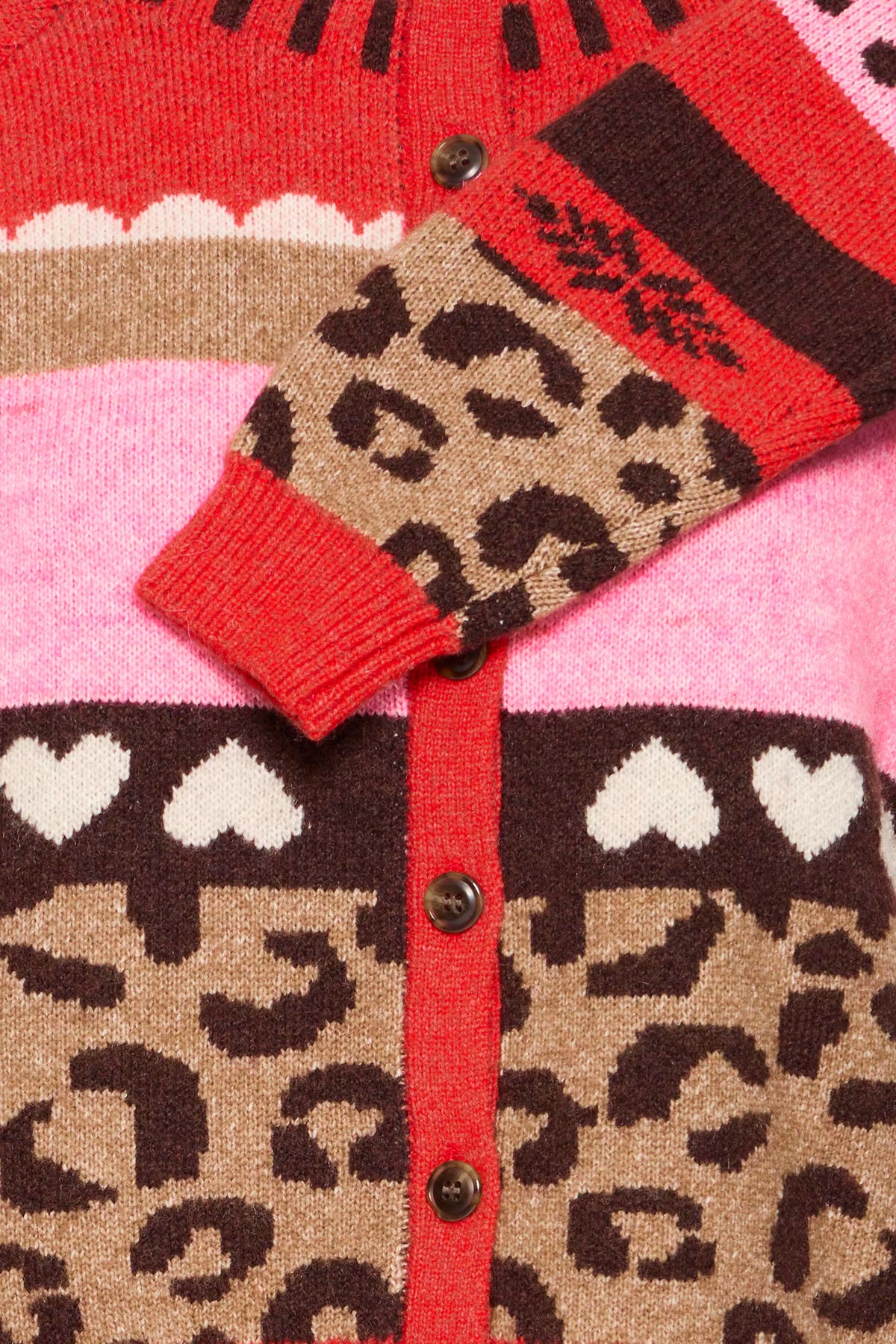 Ihlivoni Cardigan - Poinsettia