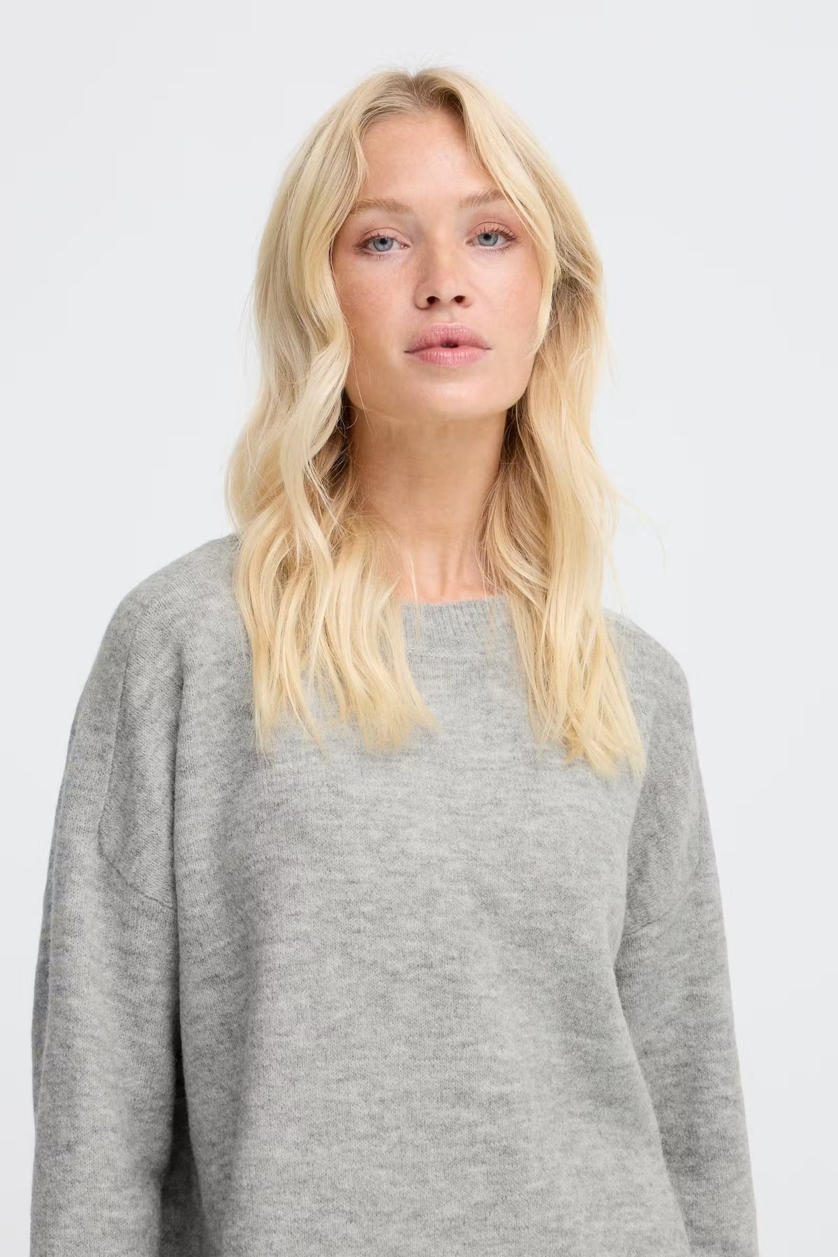 Bymonna Sweater - Grey Melange
