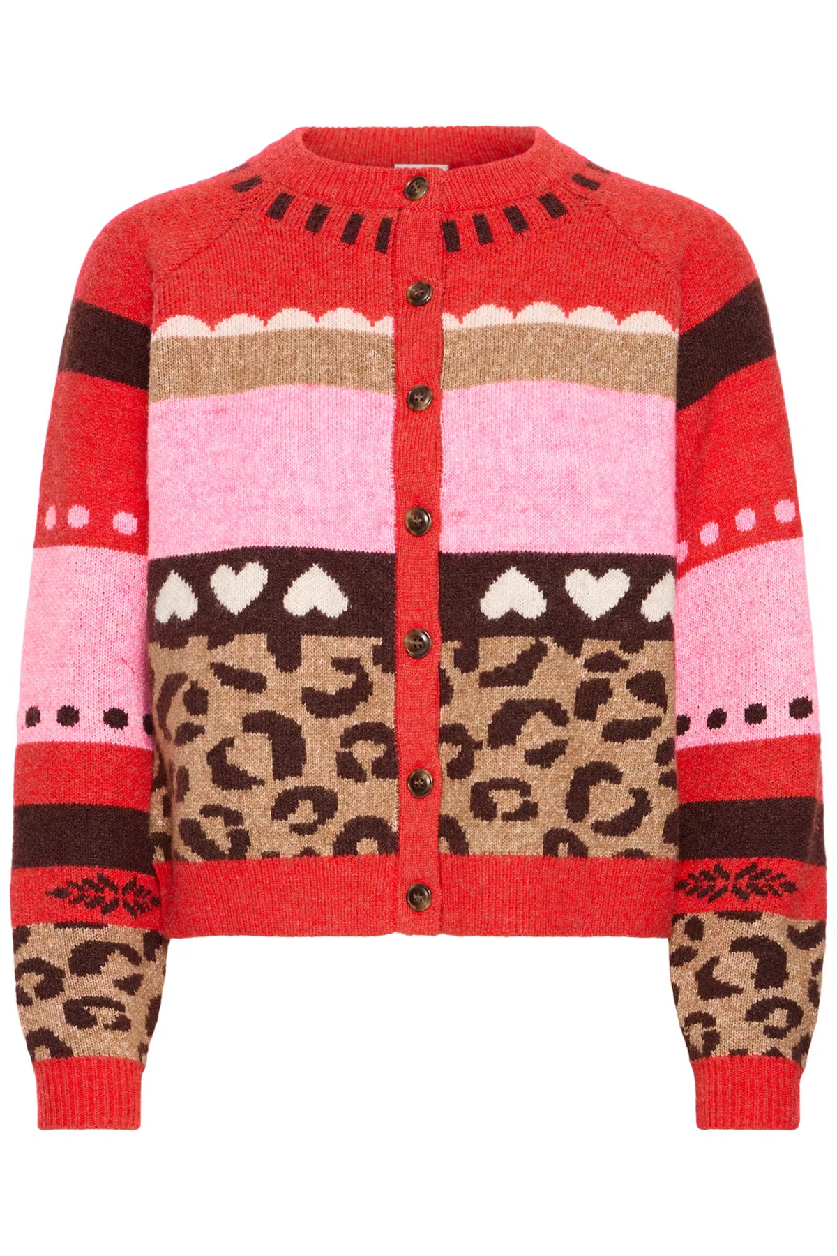 Ihlivoni Cardigan - Poinsettia