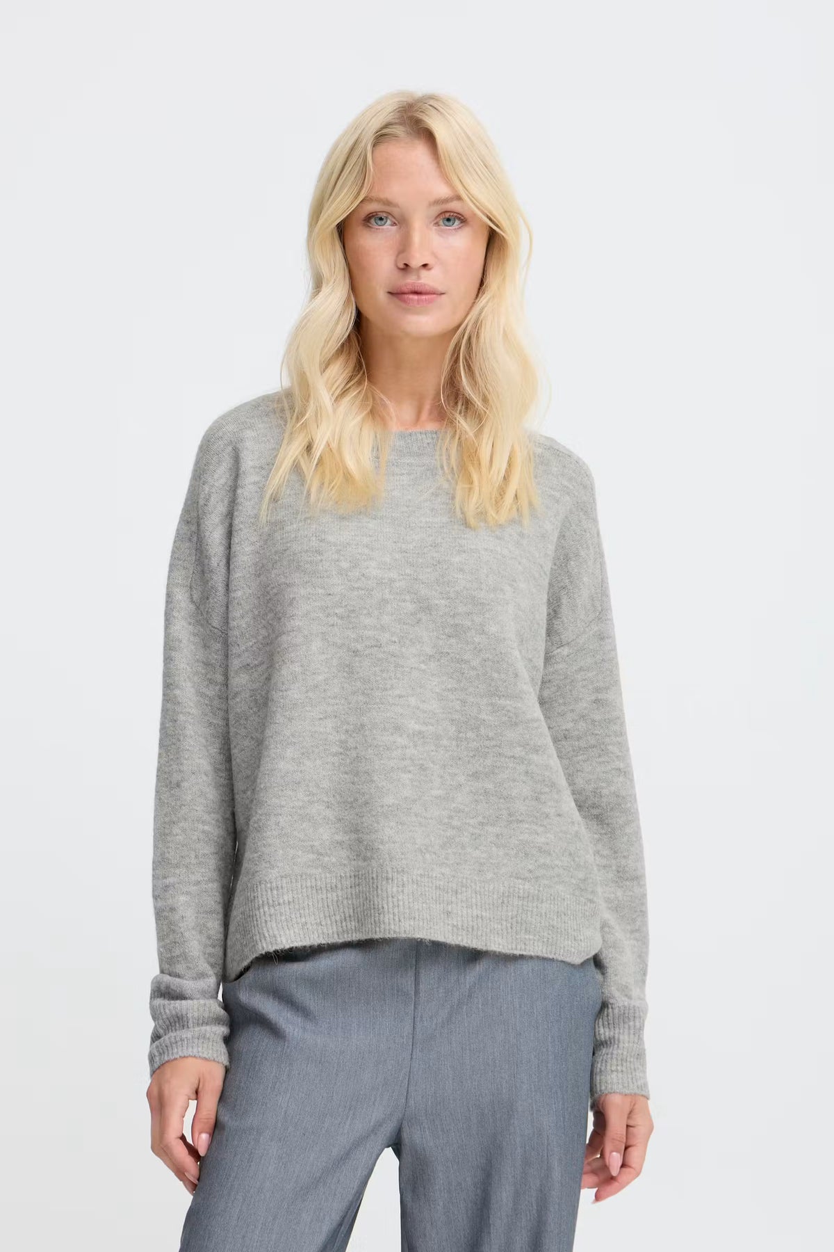 Bymonna Sweater - Grey Melange