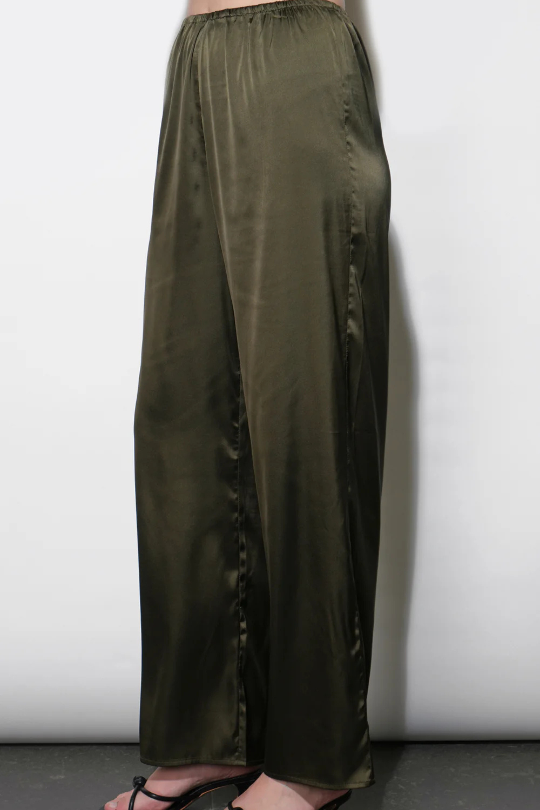 Fiona Wide Leg Pants - Olive