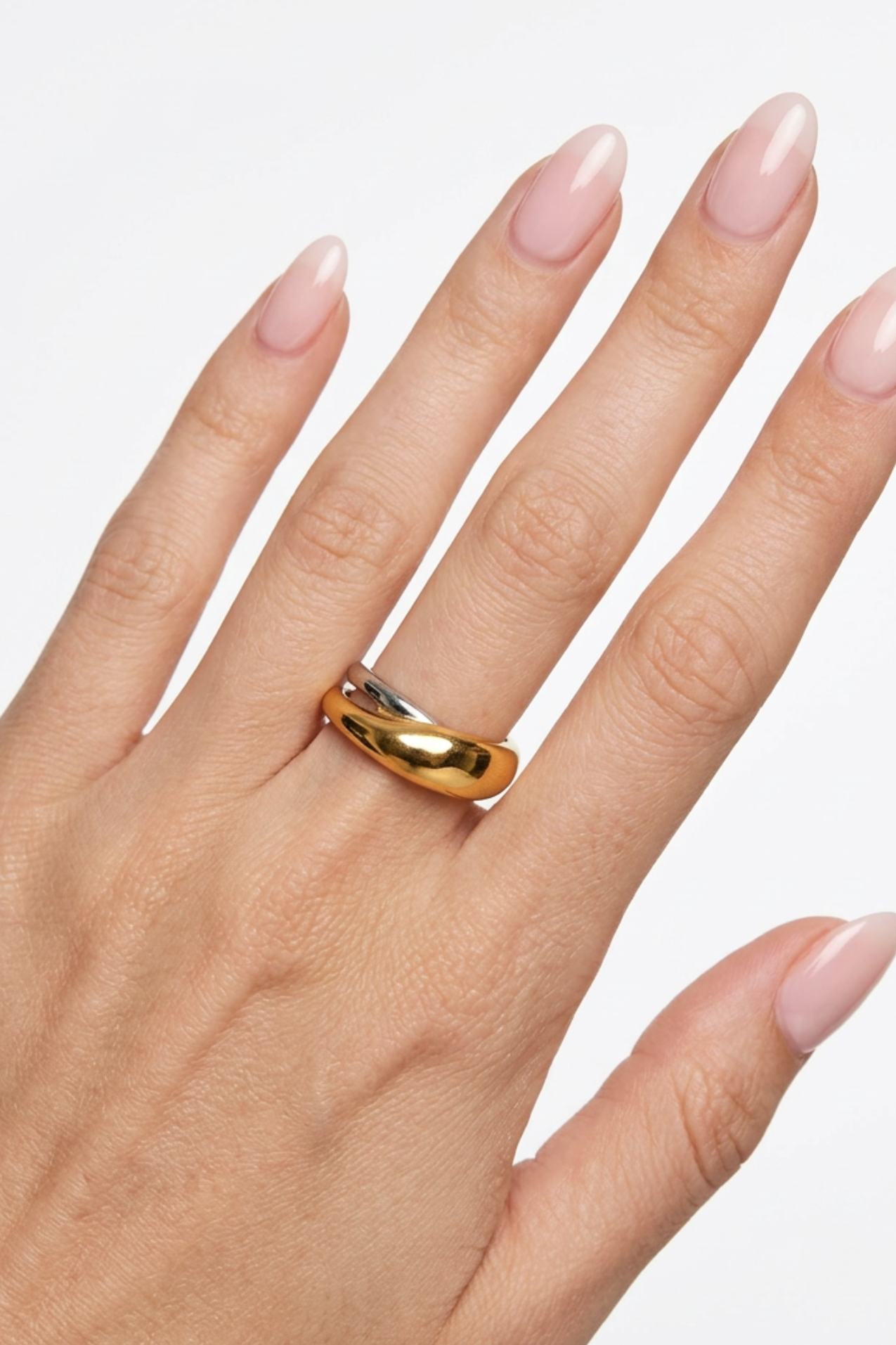 18K Riley Two Tone Ring