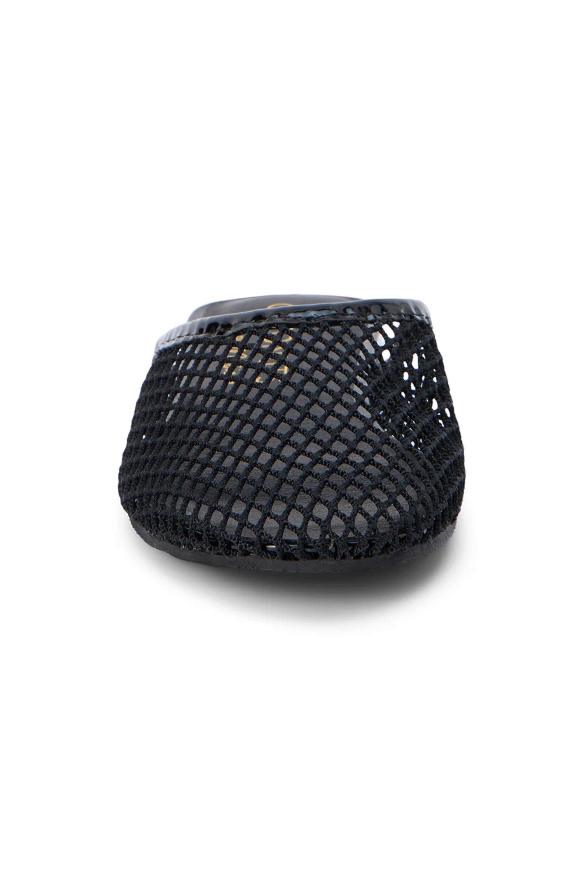 Brooklyn Flat Mule - Black Mesh