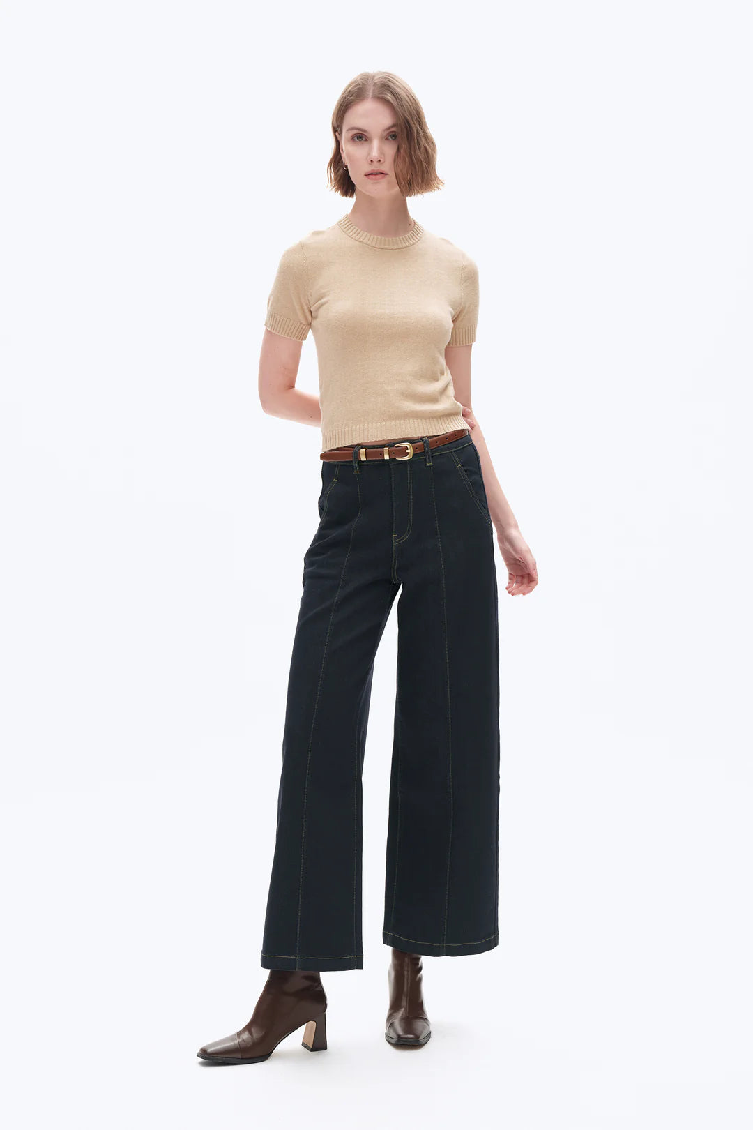 Ultra High Rise Wide Leg Jeans