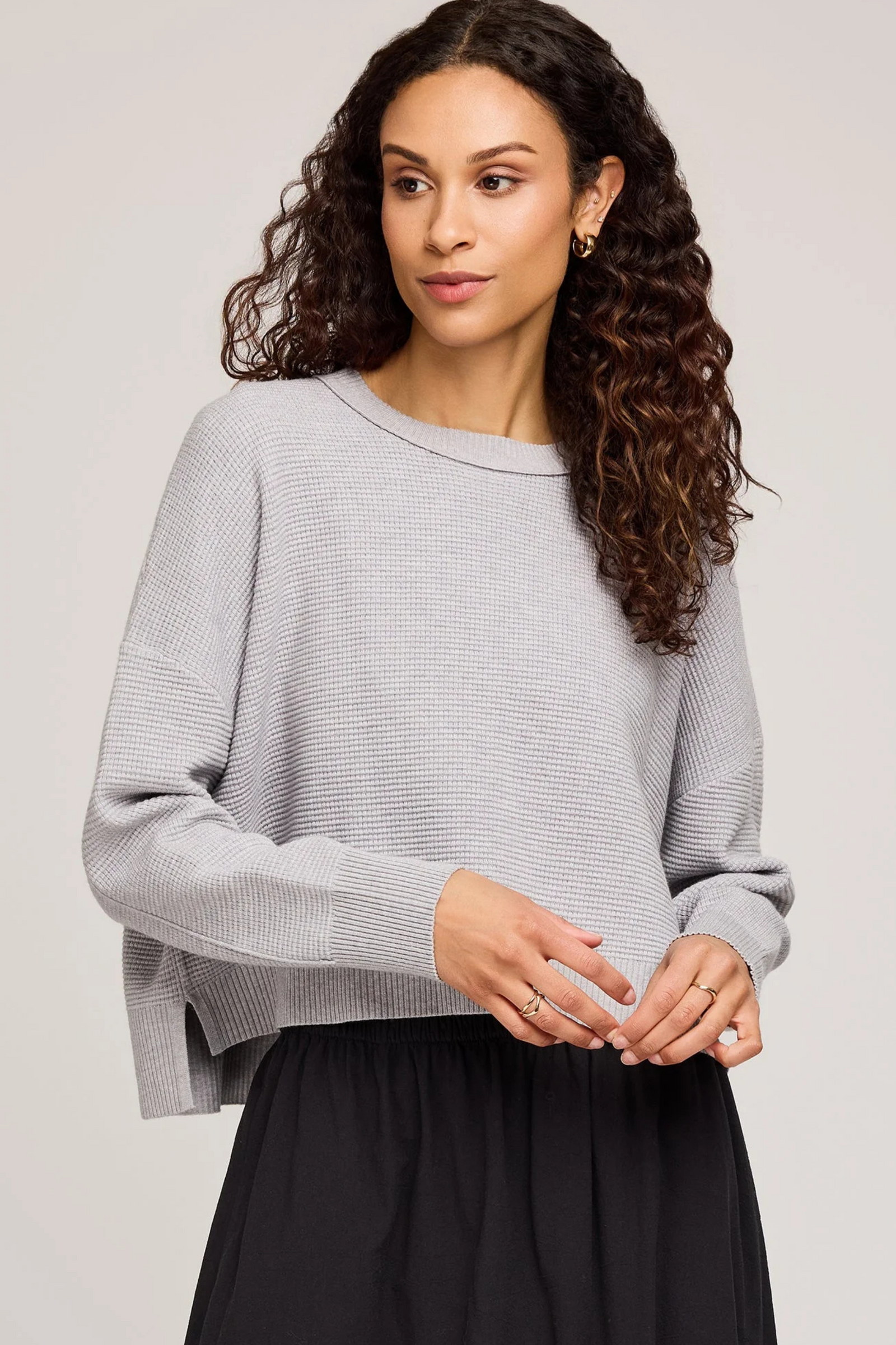Axel Crewneck Sweater - Heather Ash