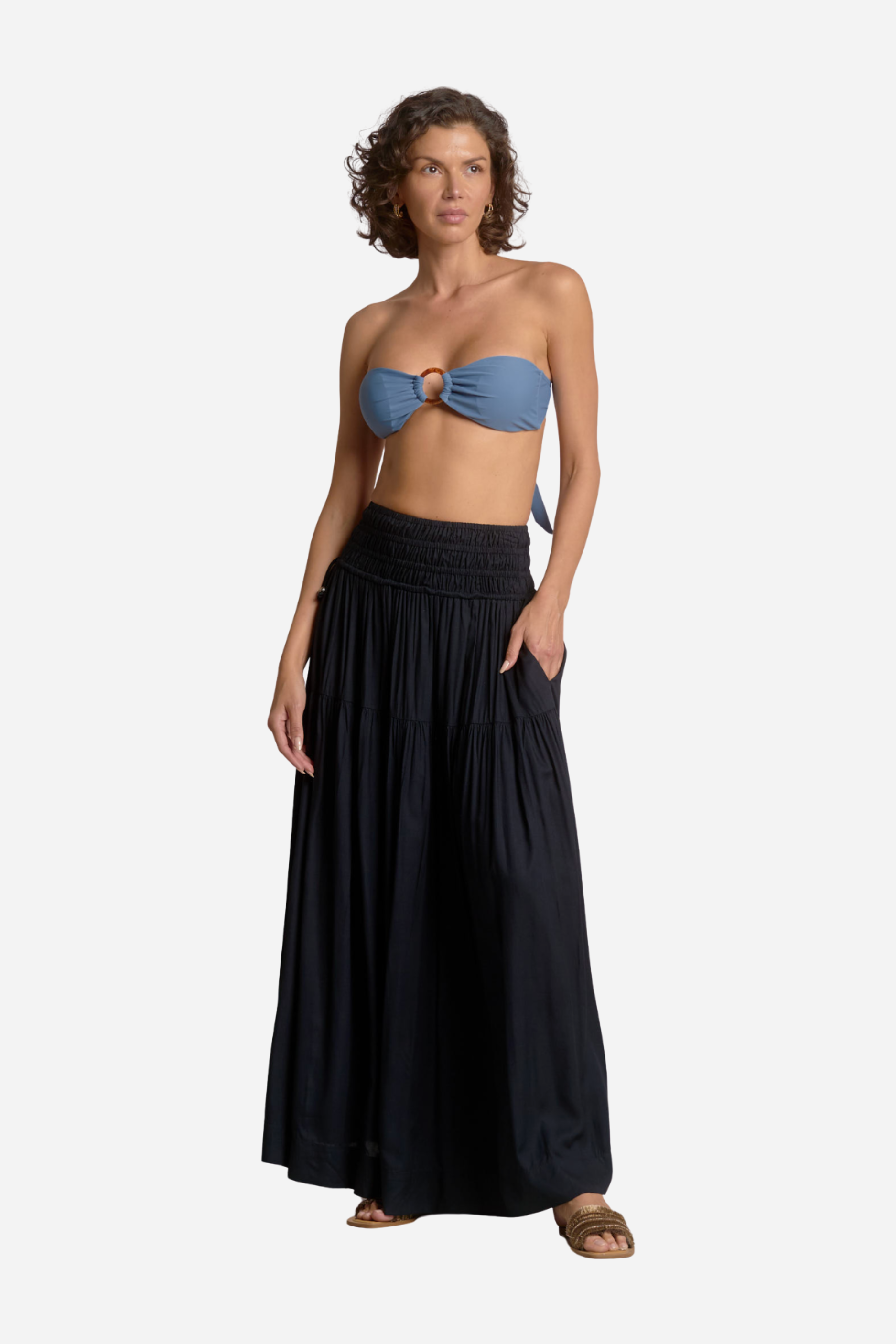 Summer Maxi Skirt - Black