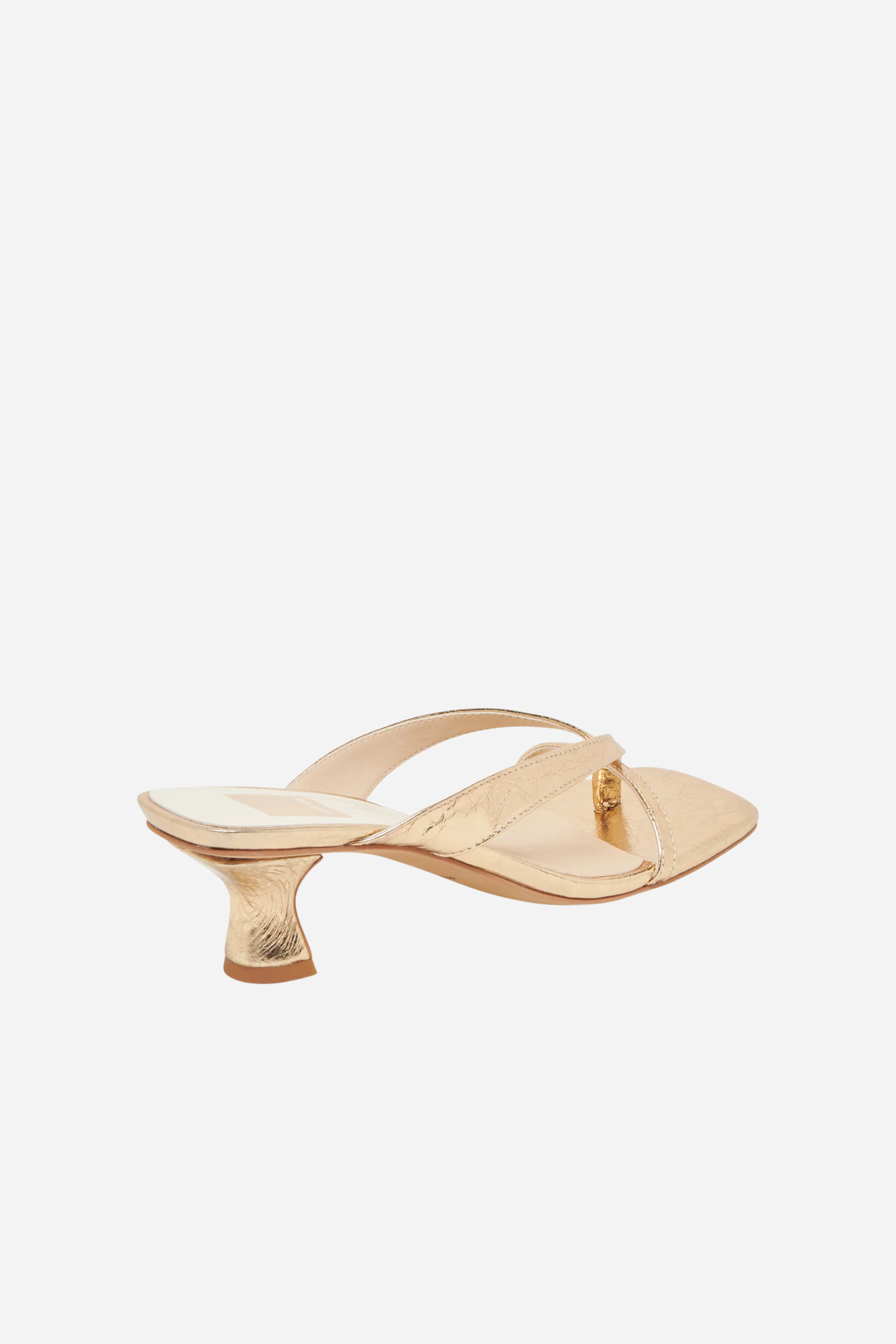Dolce Vita Brevel Heels - Gold Leather